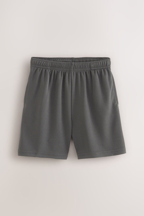 Grey Single Sports Shorts (3-16yrs)