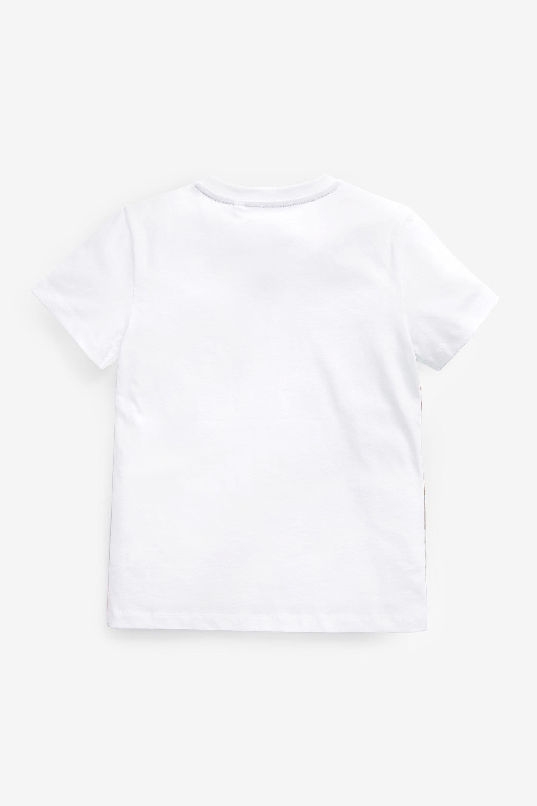 White Mario Gaming 100% Cotton T-Shirt (3-16yrs)