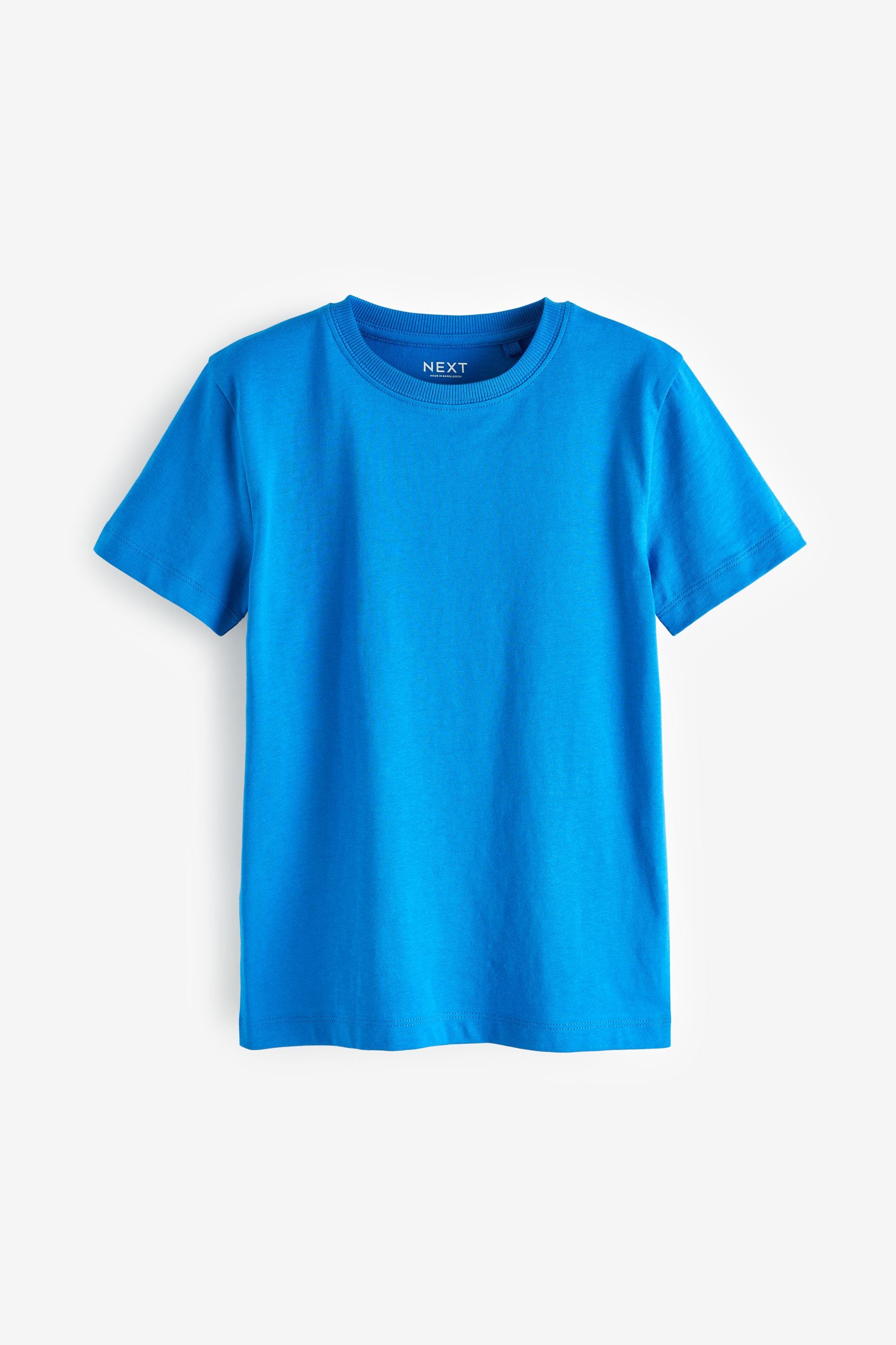 Blue Cobalt Regular Fit Short Sleeve 100% Cotton T-Shirt (3-16yrs)