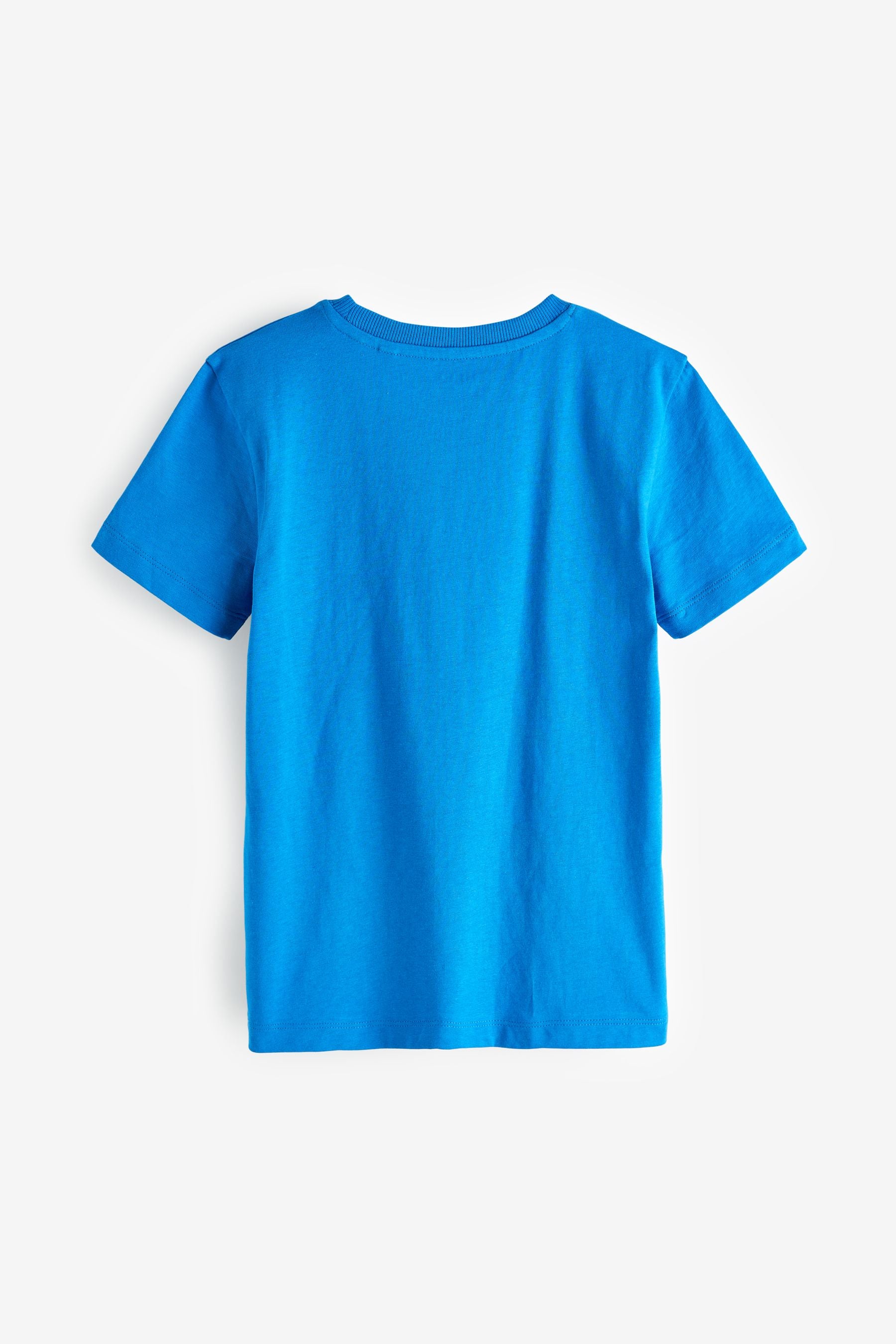 Blue Cobalt Regular Fit Short Sleeve 100% Cotton T-Shirt (3-16yrs)