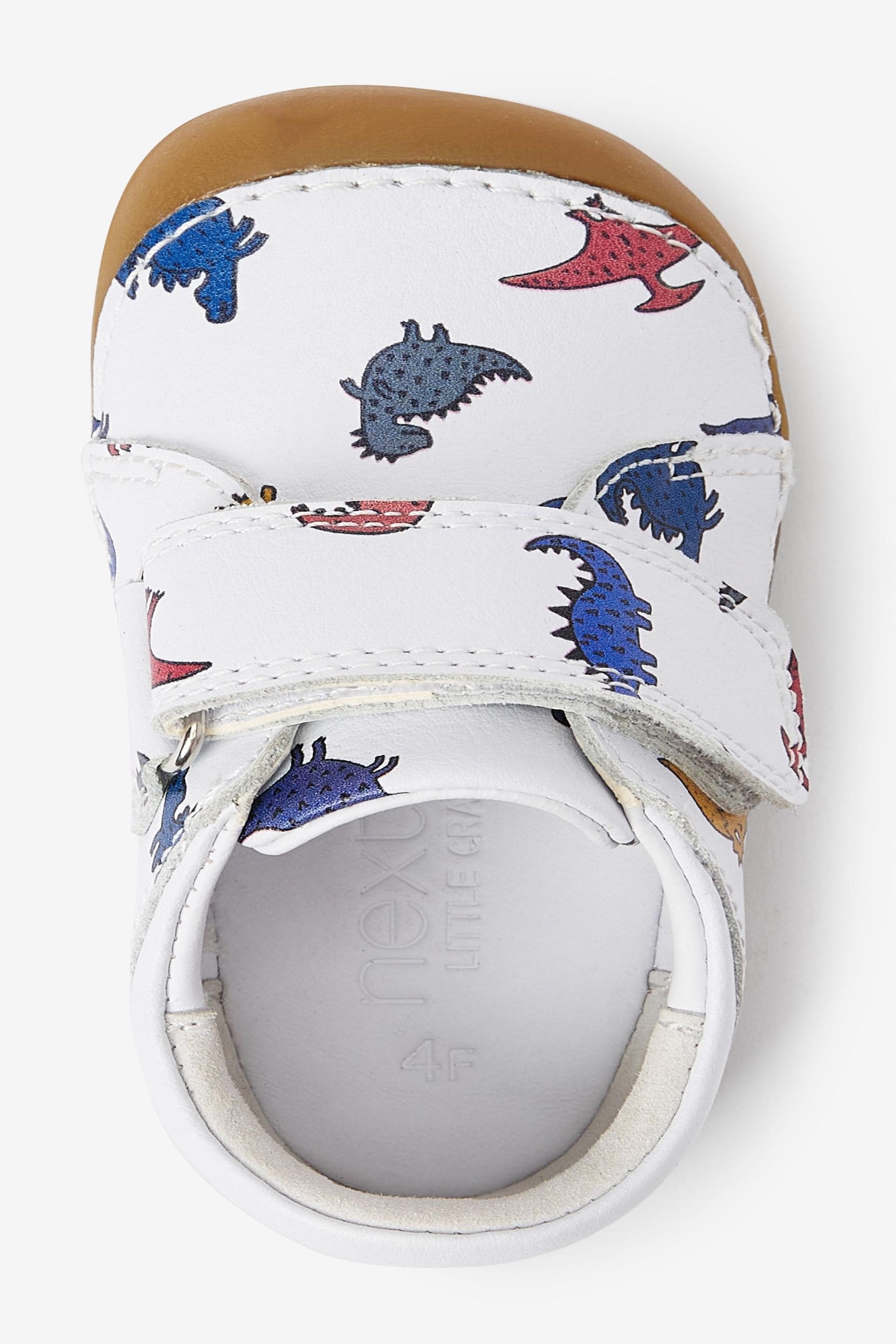 Dino Print Standard Fit (F) Crawler Shoes