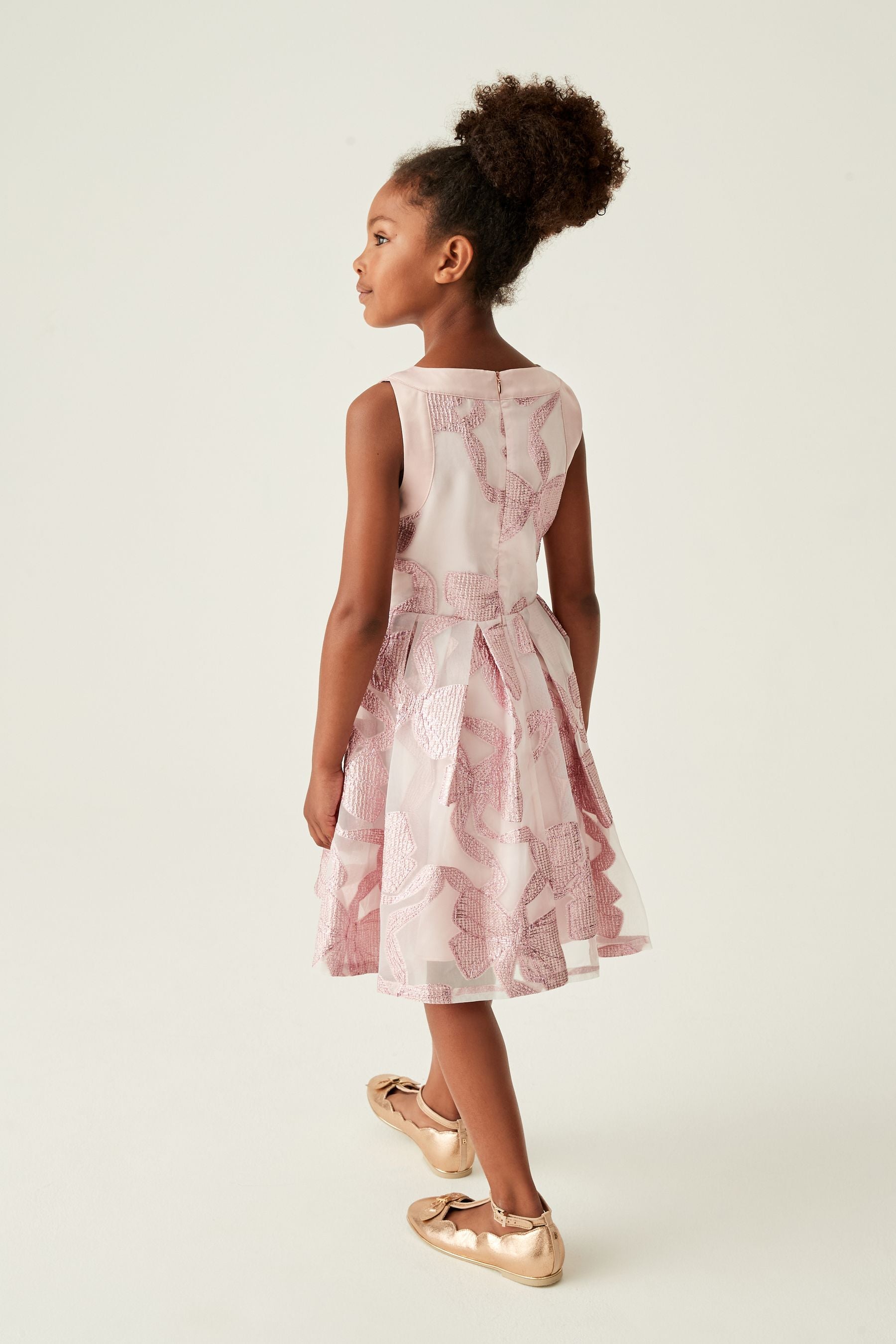 Baker by Ted Baker Sparkly Bow Jacquard Dress