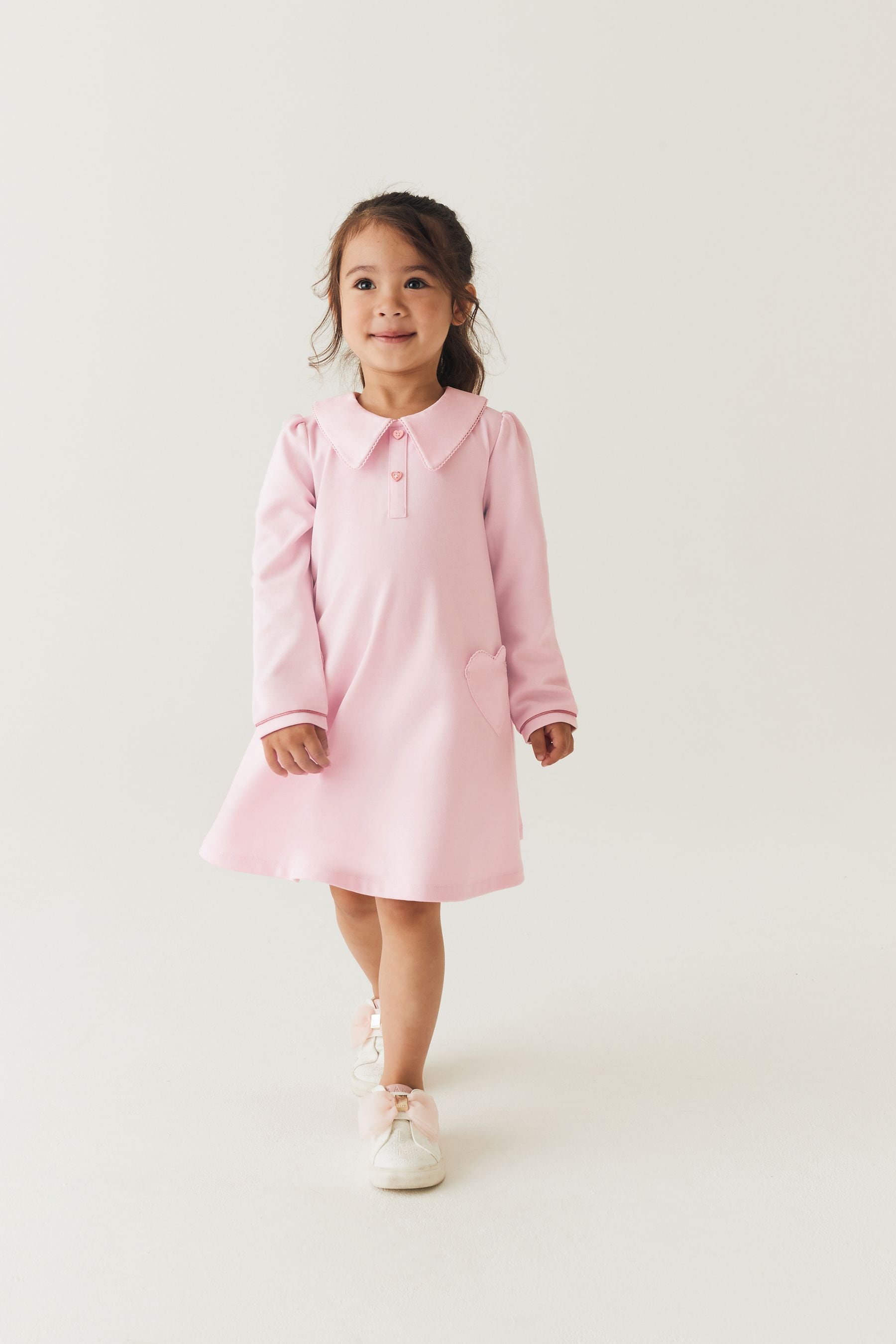 Baker by Ted Baker Pink Heart Ponte Dress