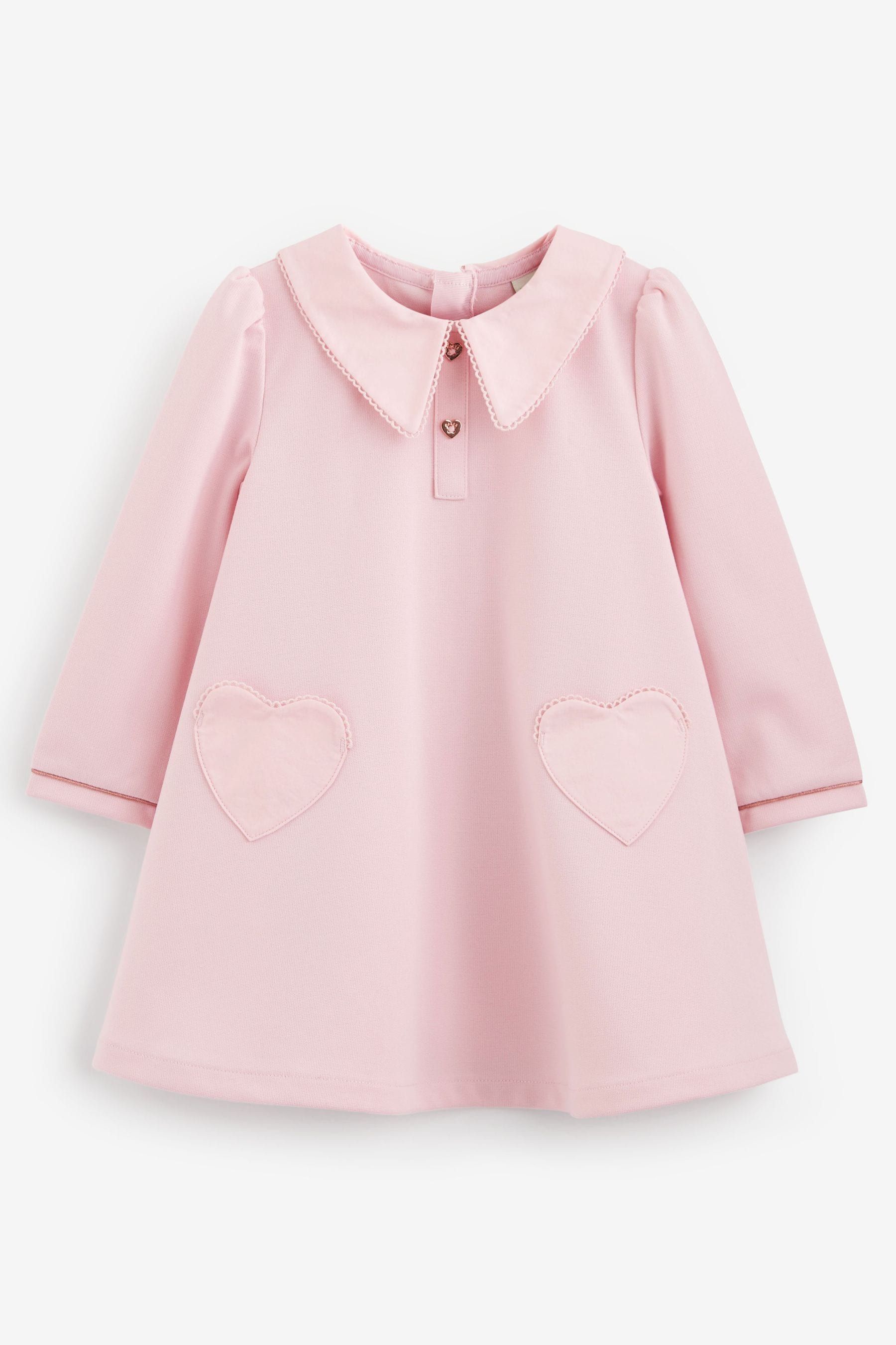 Baker by Ted Baker Pink Heart Ponte Dress