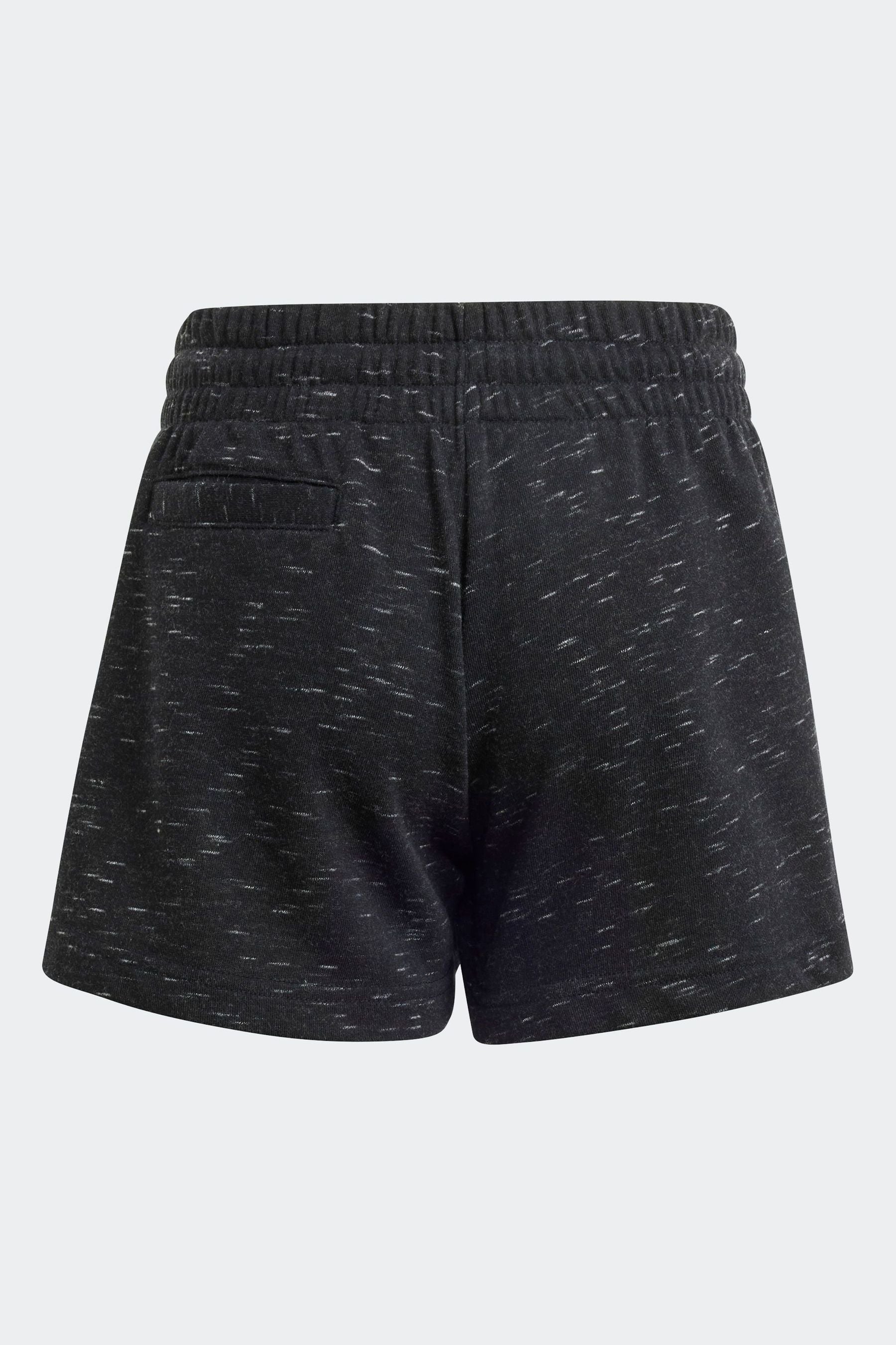 adidas Black Sportswear Junior Future Icons Big Logo Shorts