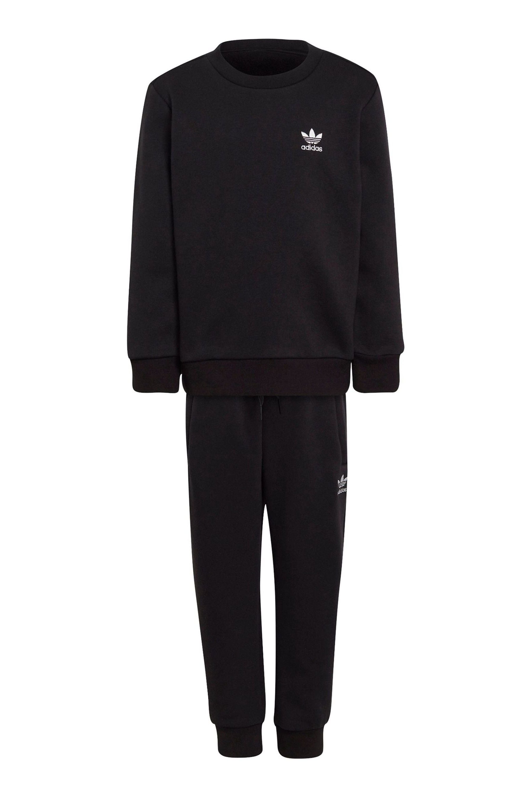 adidas Black Originals Adicolor Crew Set