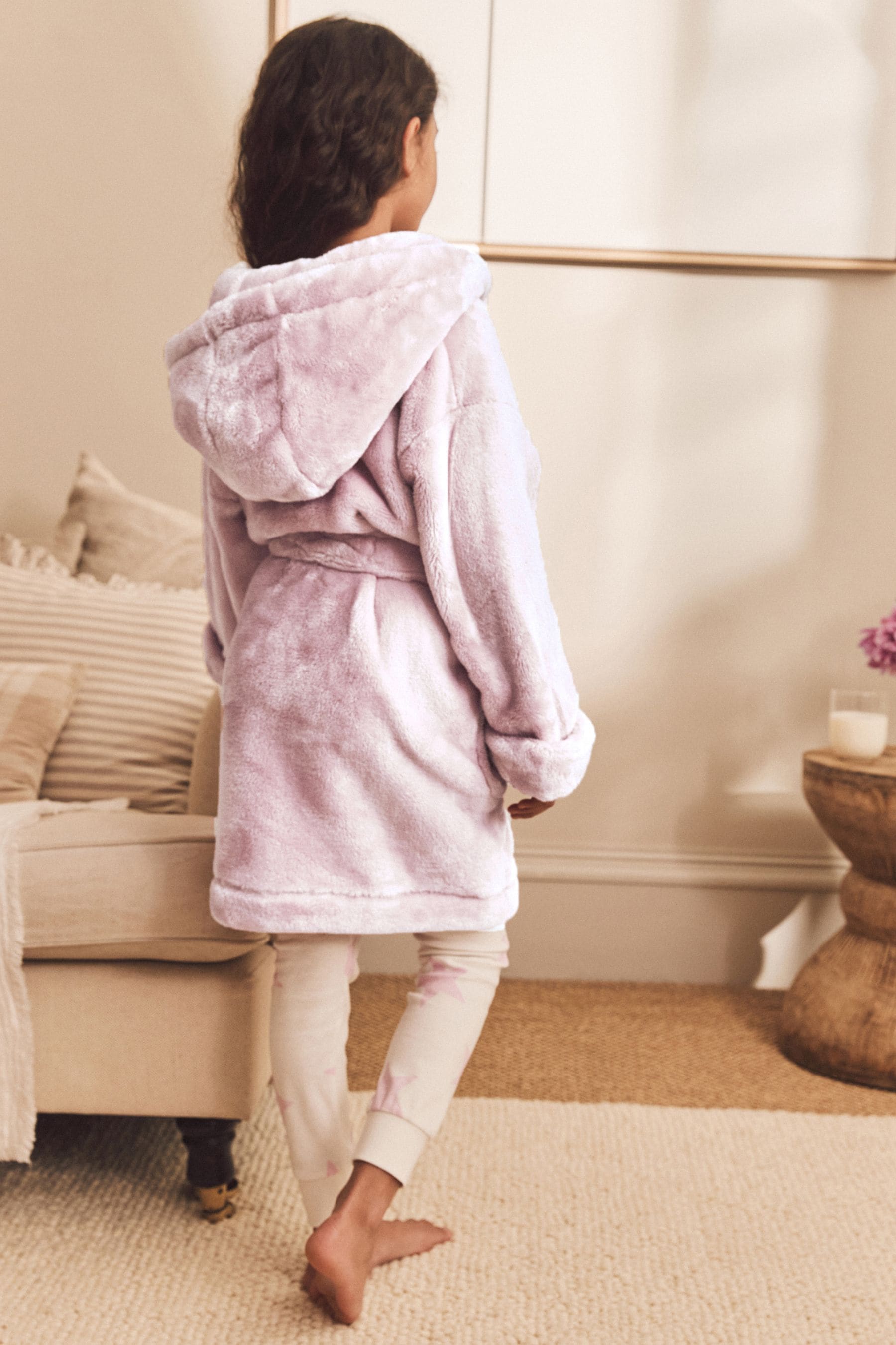 Pink Soft Touch Fleece Dressing Gown (9mths-16yrs)