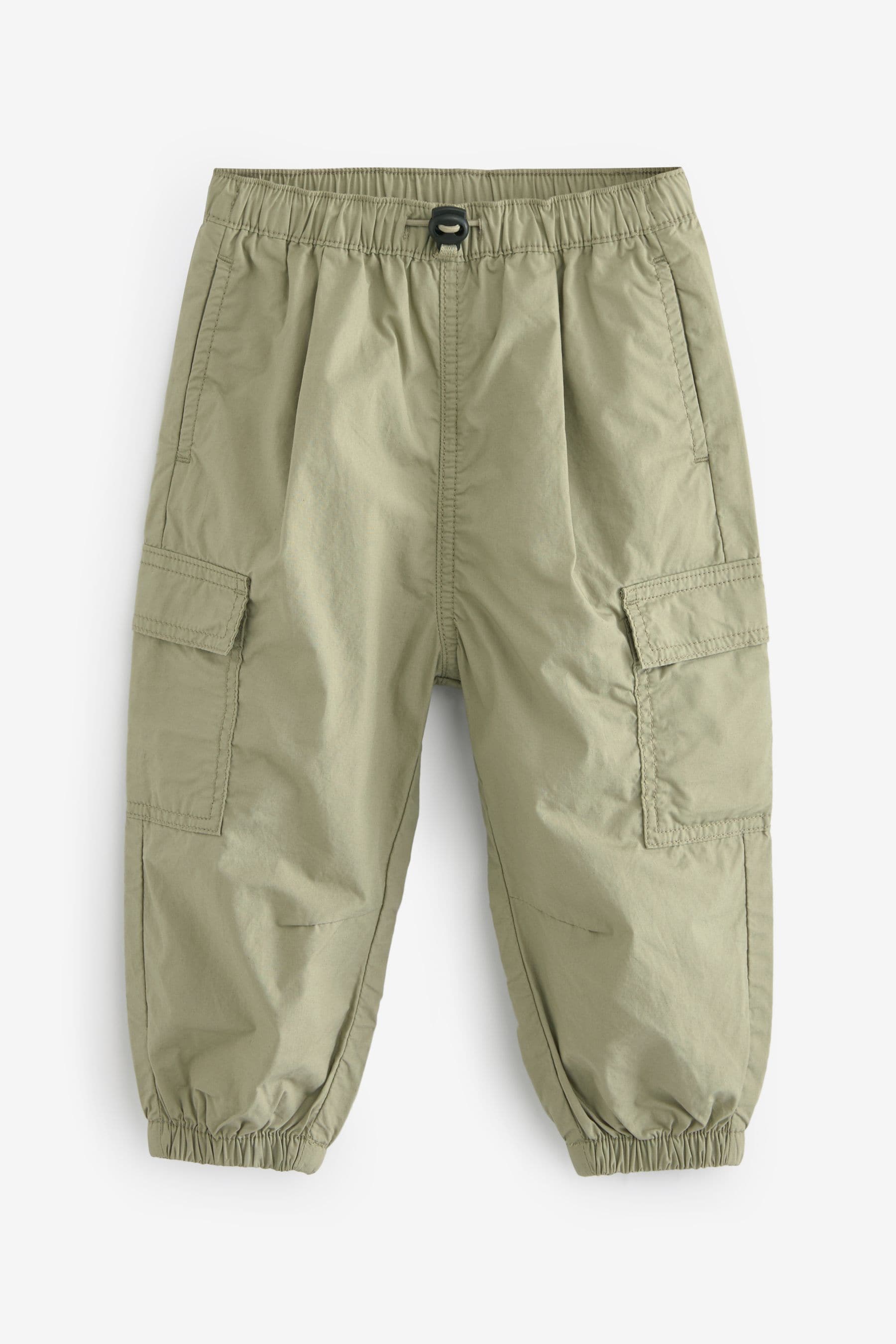 Sage Green Toggle Cargo Trousers (3mths-7yrs)