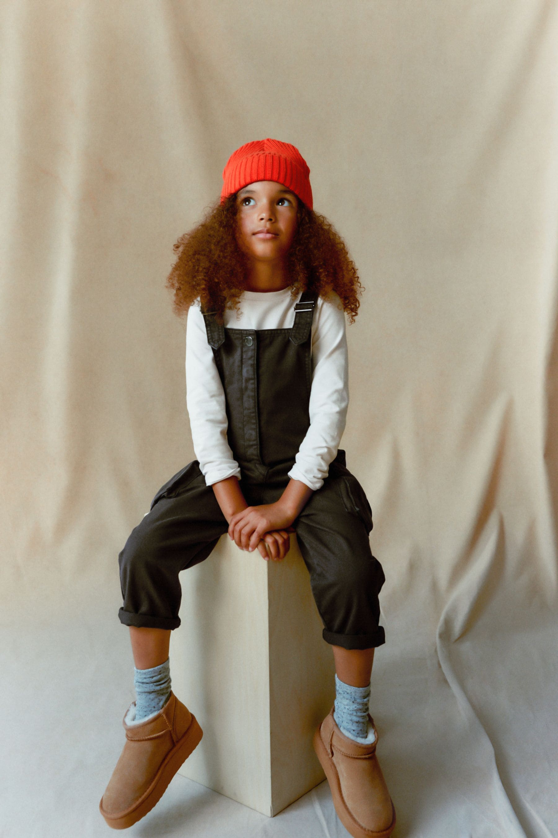 Washed Black Cargo Pocket Dungarees (3-16yrs)