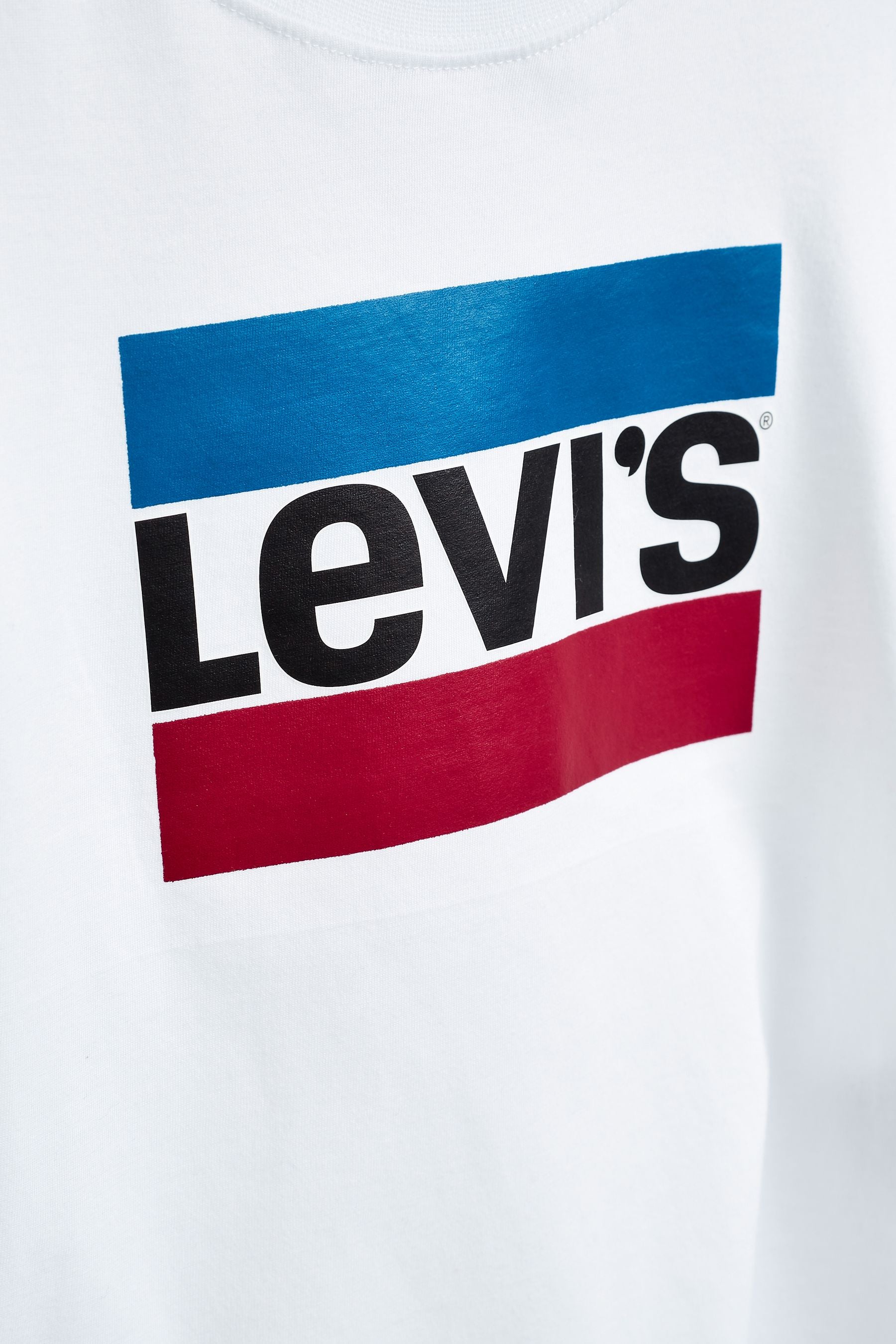 Levi's® White Kids Sports Logo 100% Cotton T-Shirt