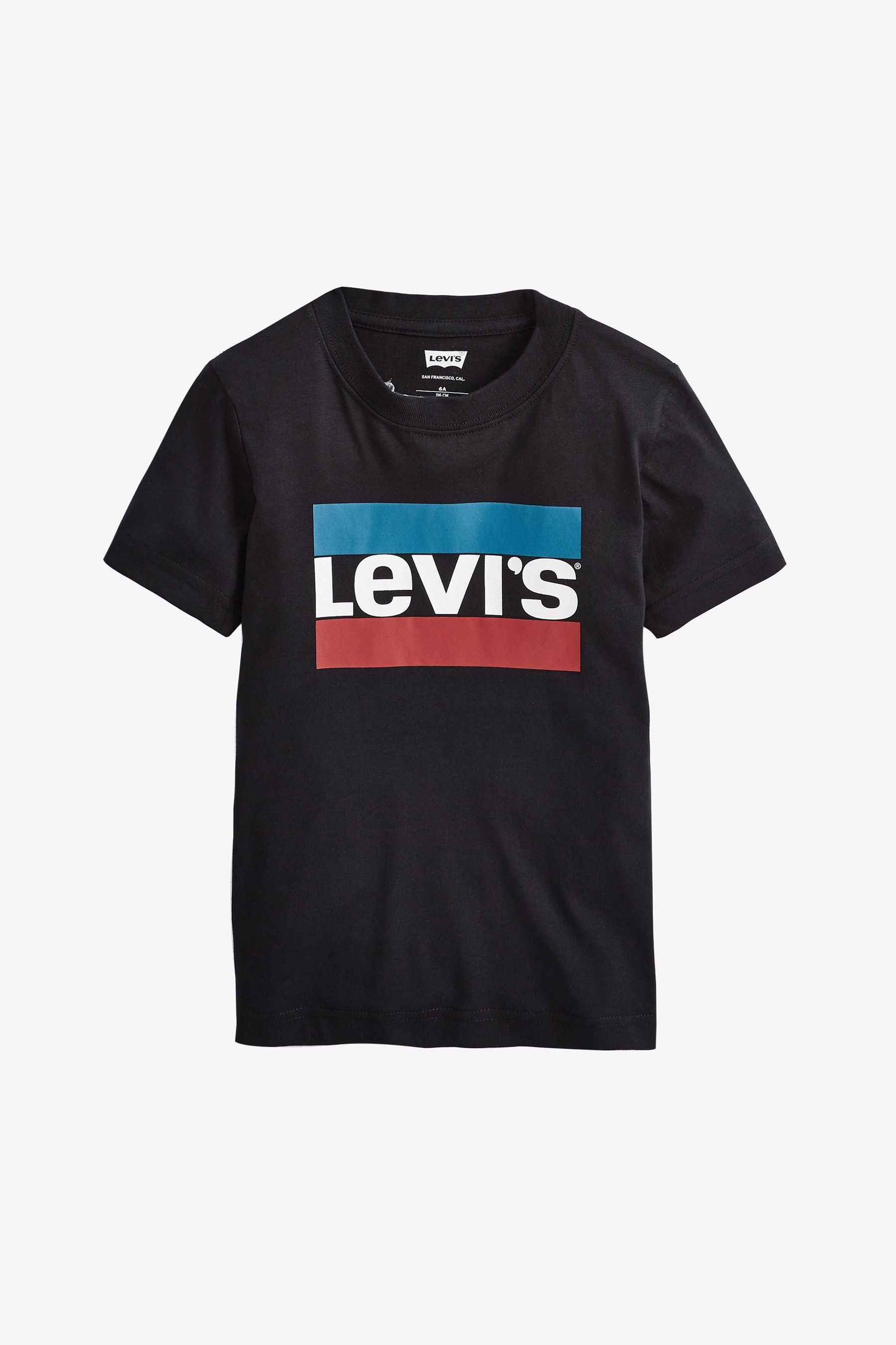 Levi's® Black Sports Kids Logo T-Shirt