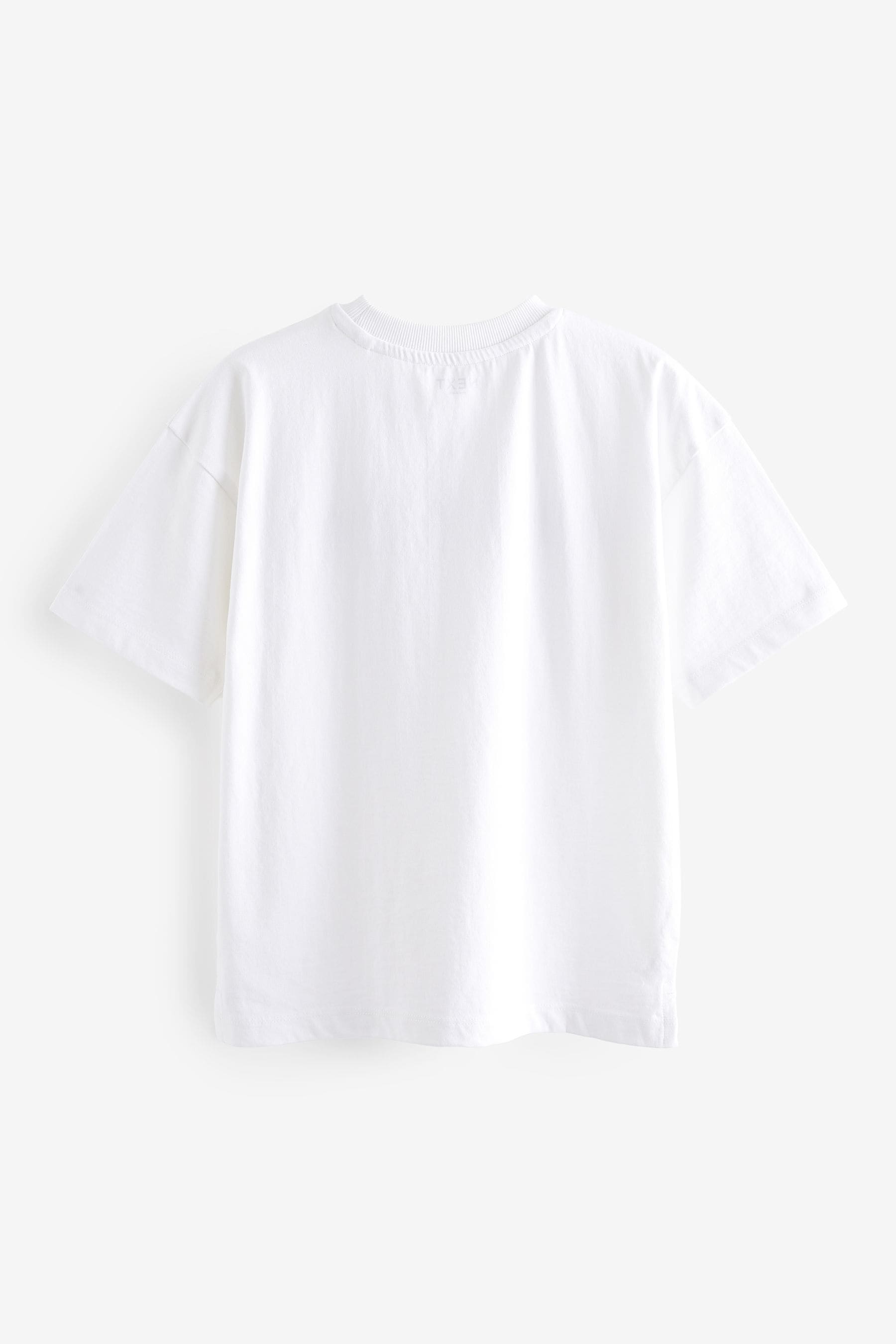 White New York Relaxed Fit Short Sleeve Graphic T-Shirt (3-16yrs)