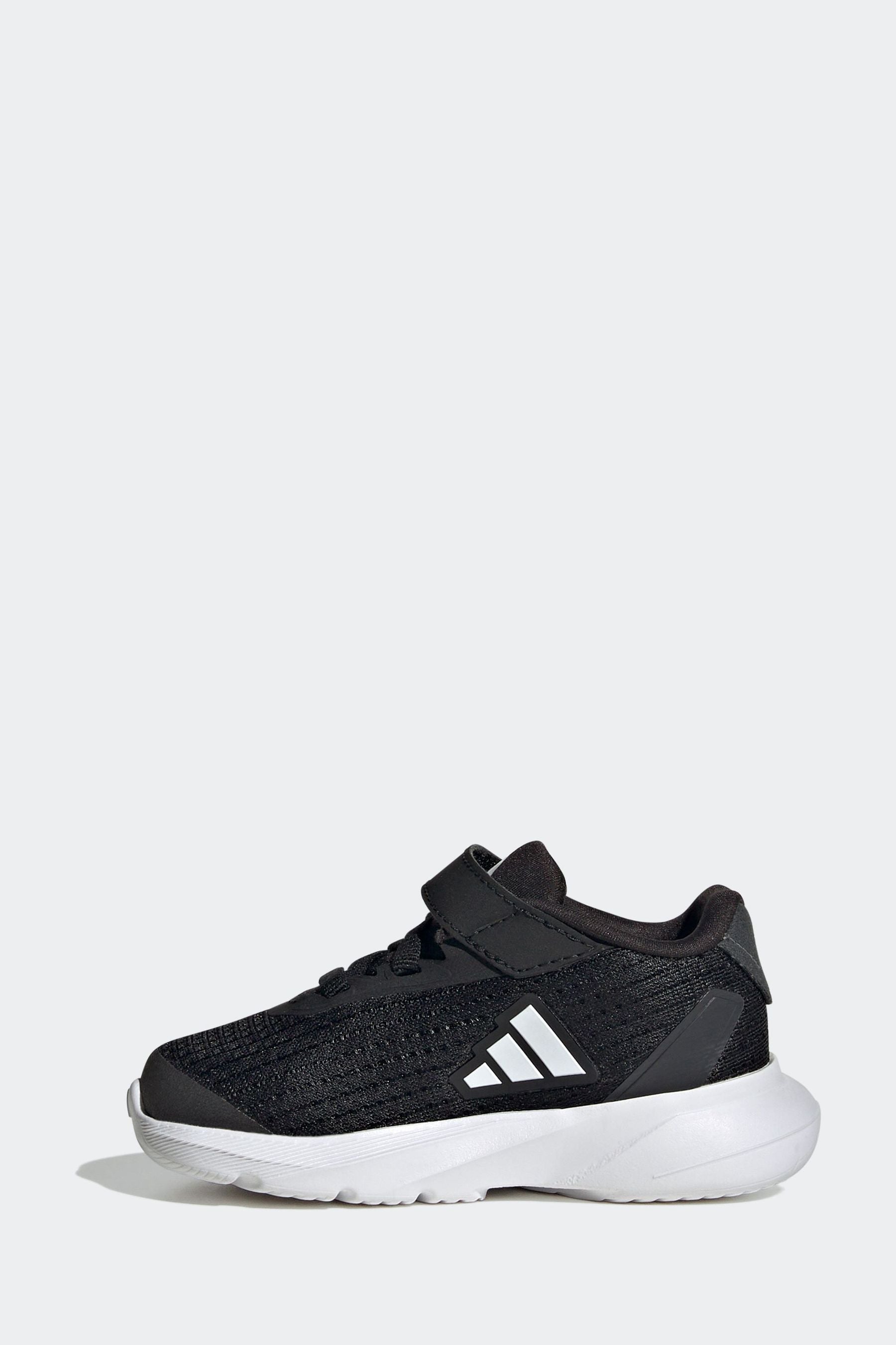 Black/White adidas Kids Duramo SL Shoes