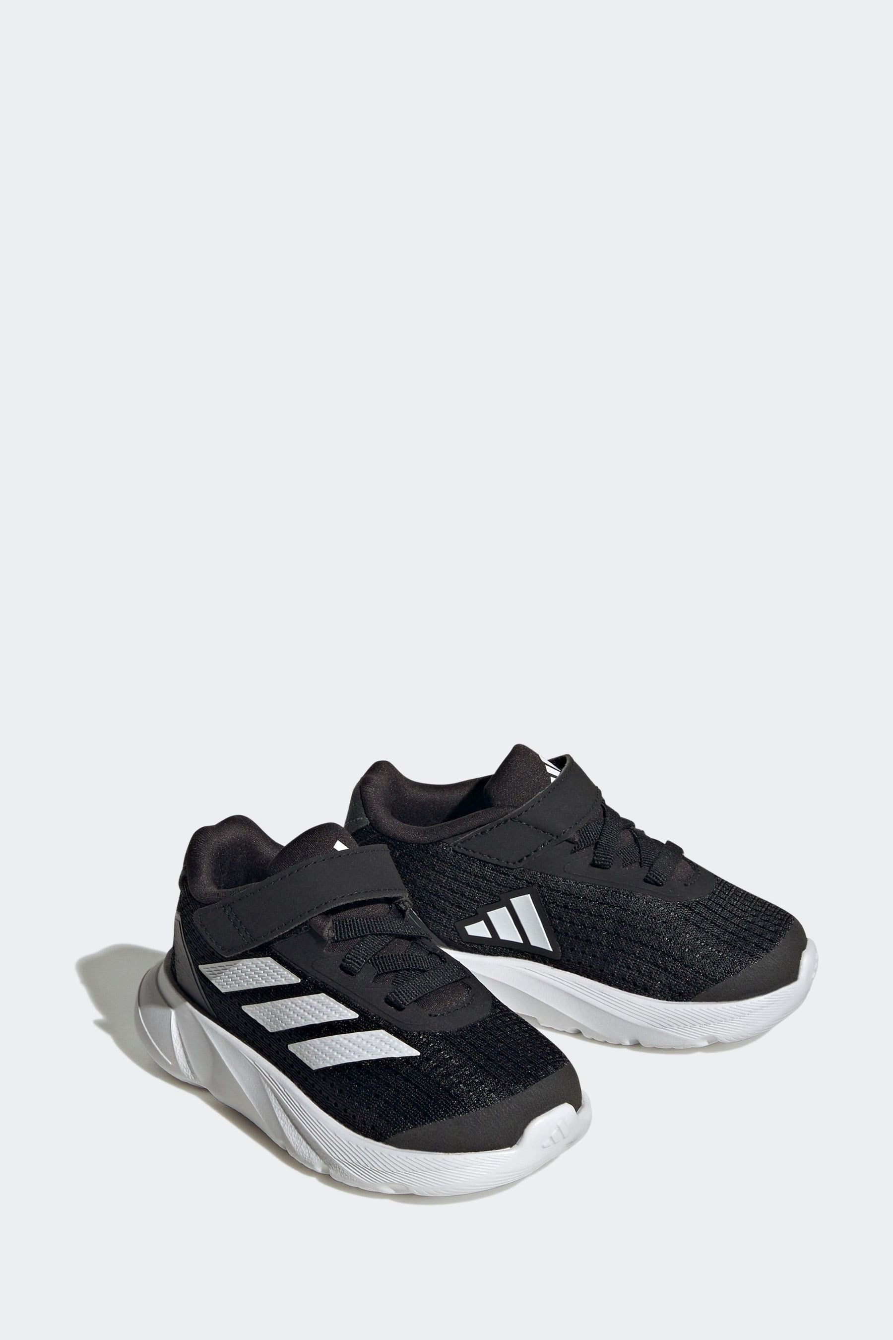 Black/White adidas Kids Duramo SL Shoes