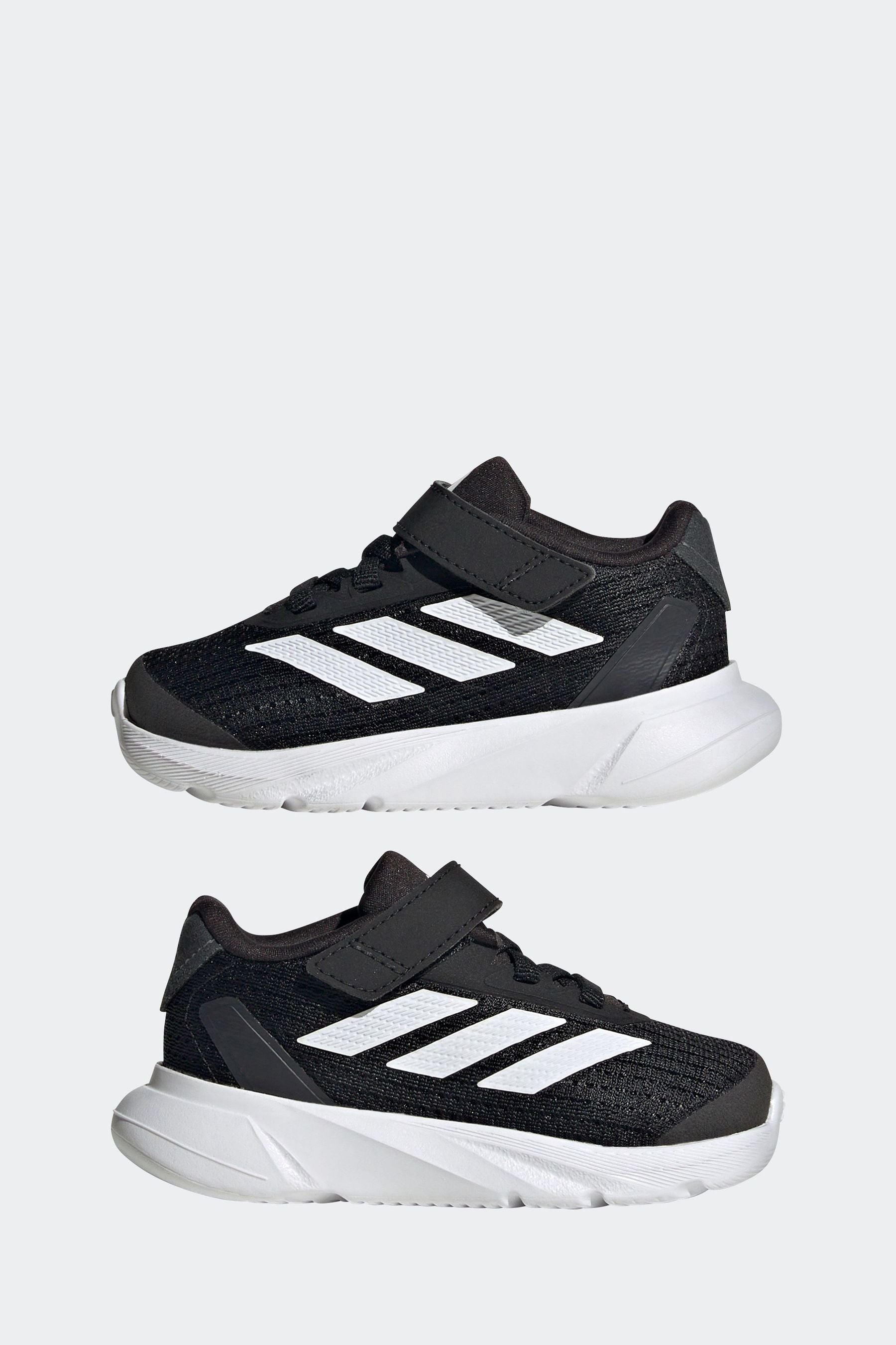 Black/White adidas Kids Duramo SL Shoes