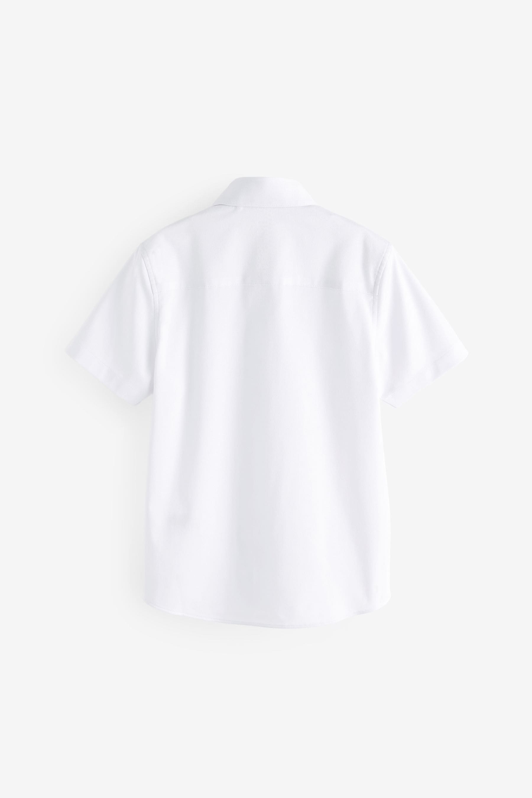 White Short Sleeve Shirt (3-16yrs)