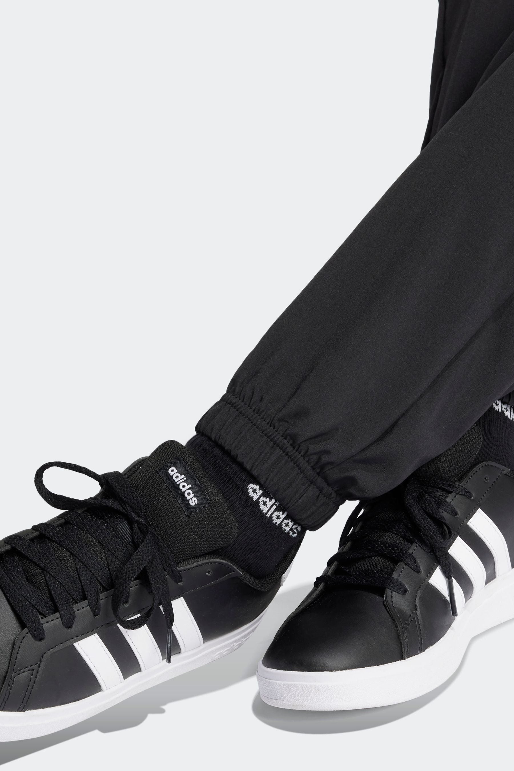 adidas Black Woven Joggers