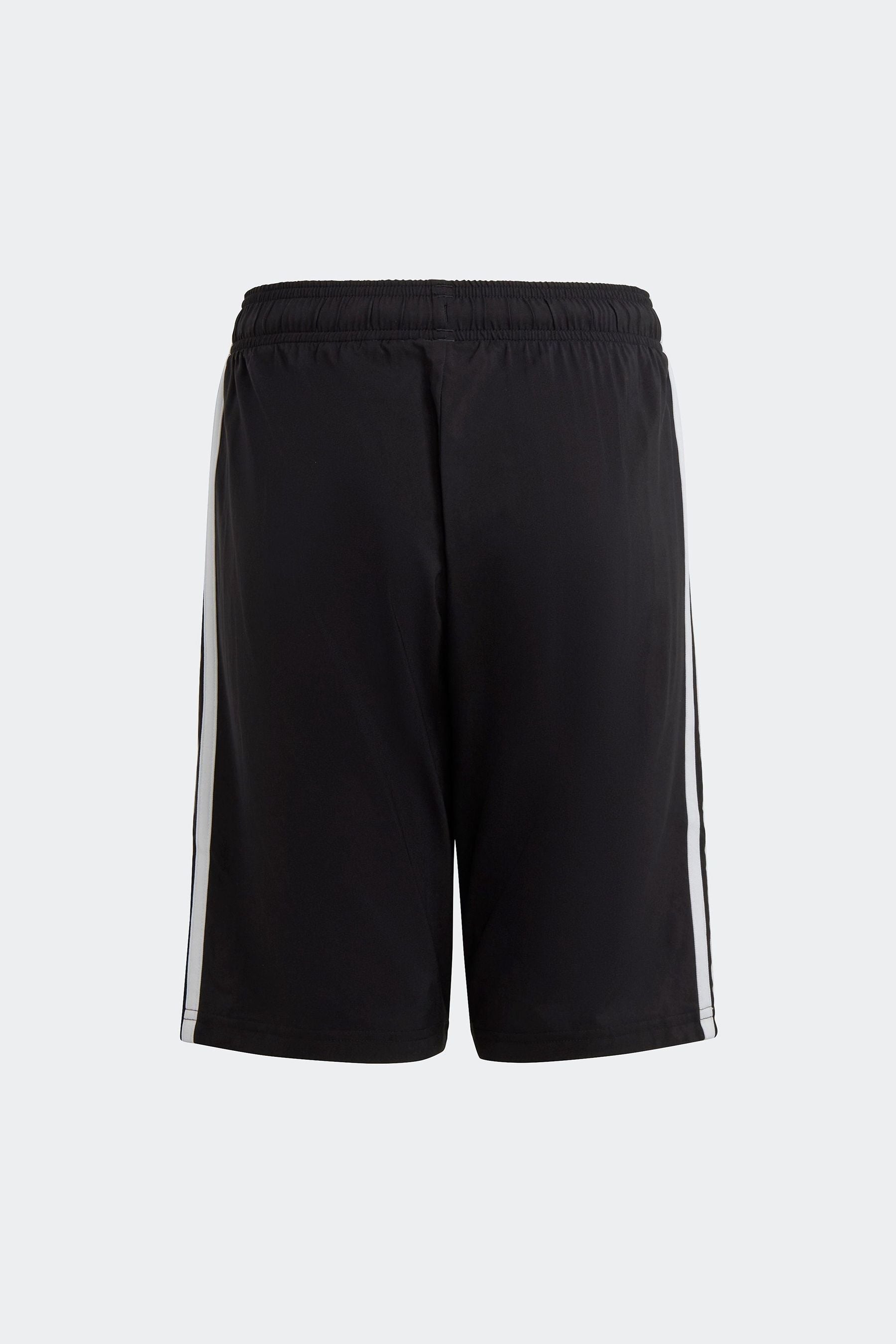 Black adidas Essentials 3-Stripes Woven Shorts