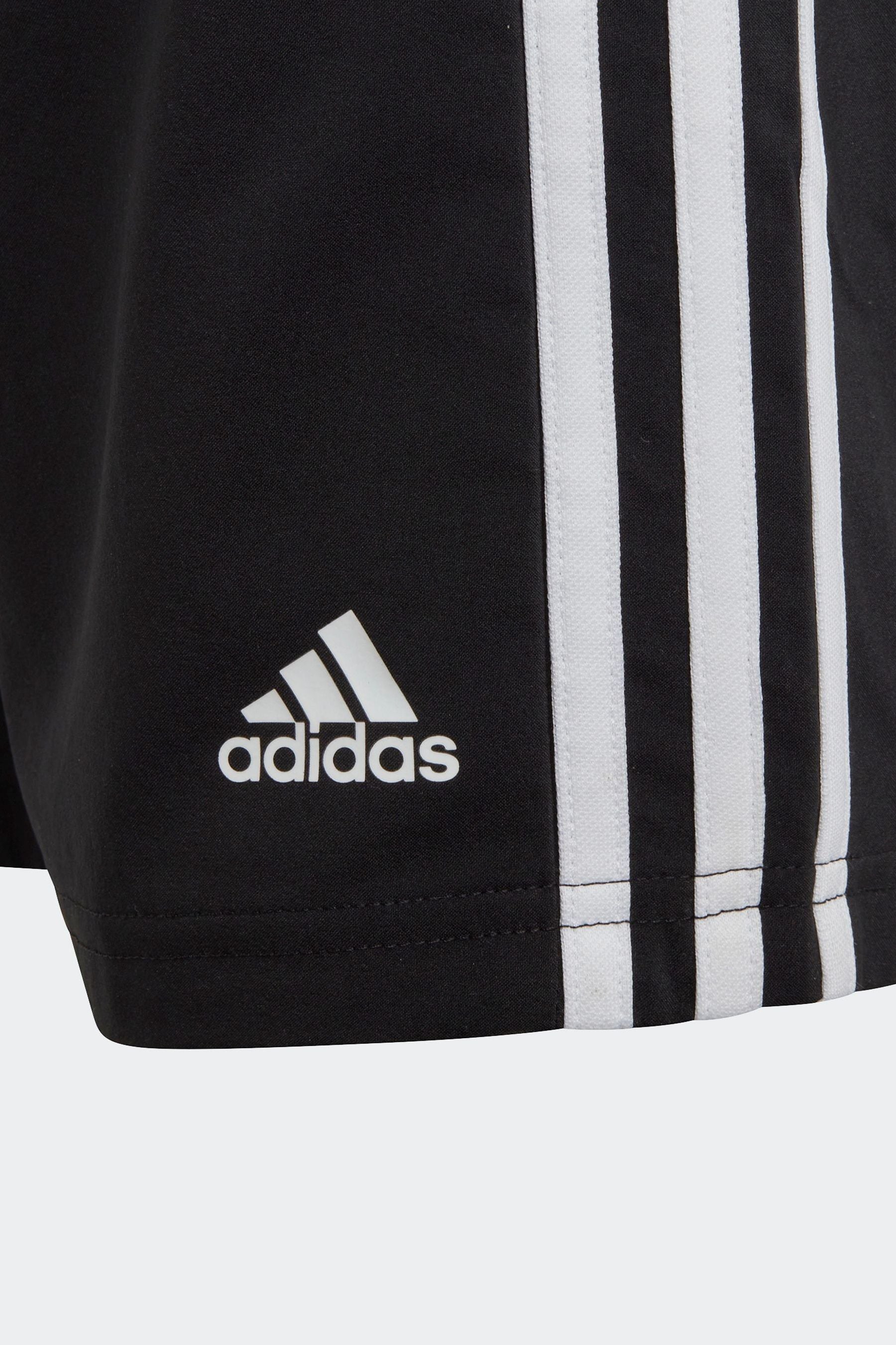 Black adidas Essentials 3-Stripes Woven Shorts