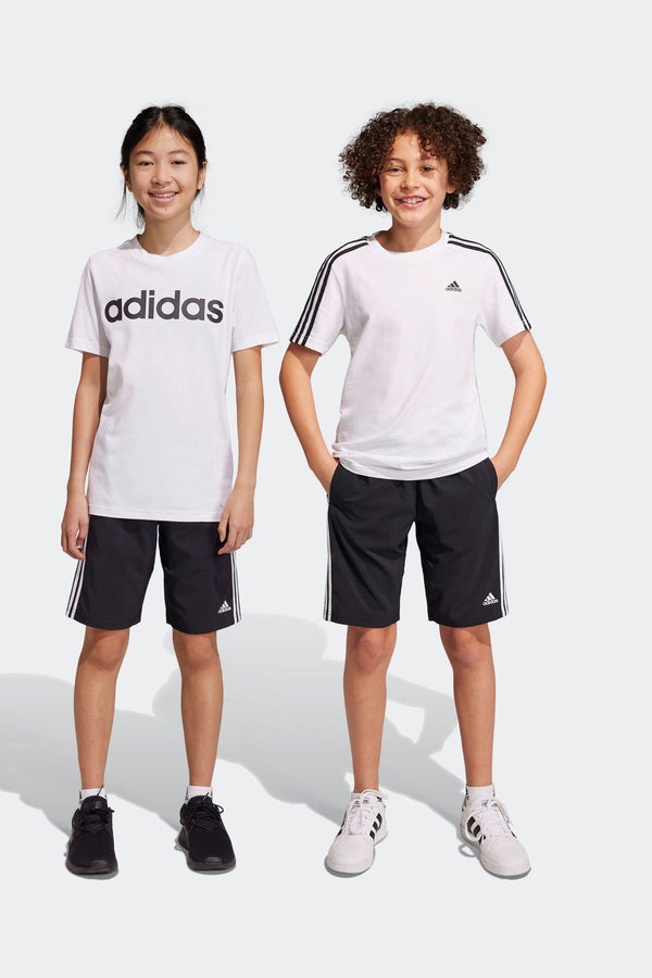 Black adidas Essentials 3-Stripes Woven Shorts