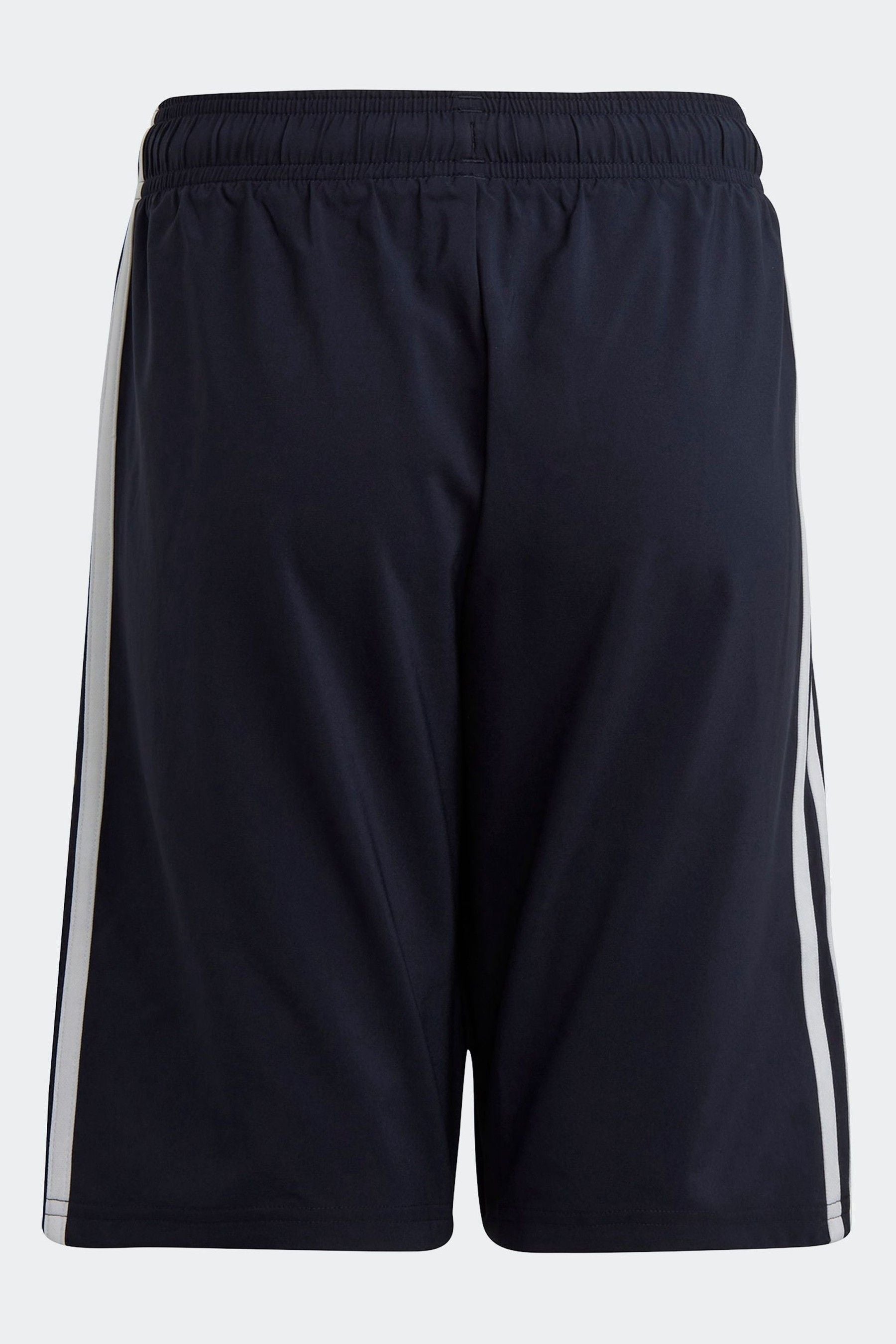 adidas Navy Essentials 3-Stripes Woven Shorts