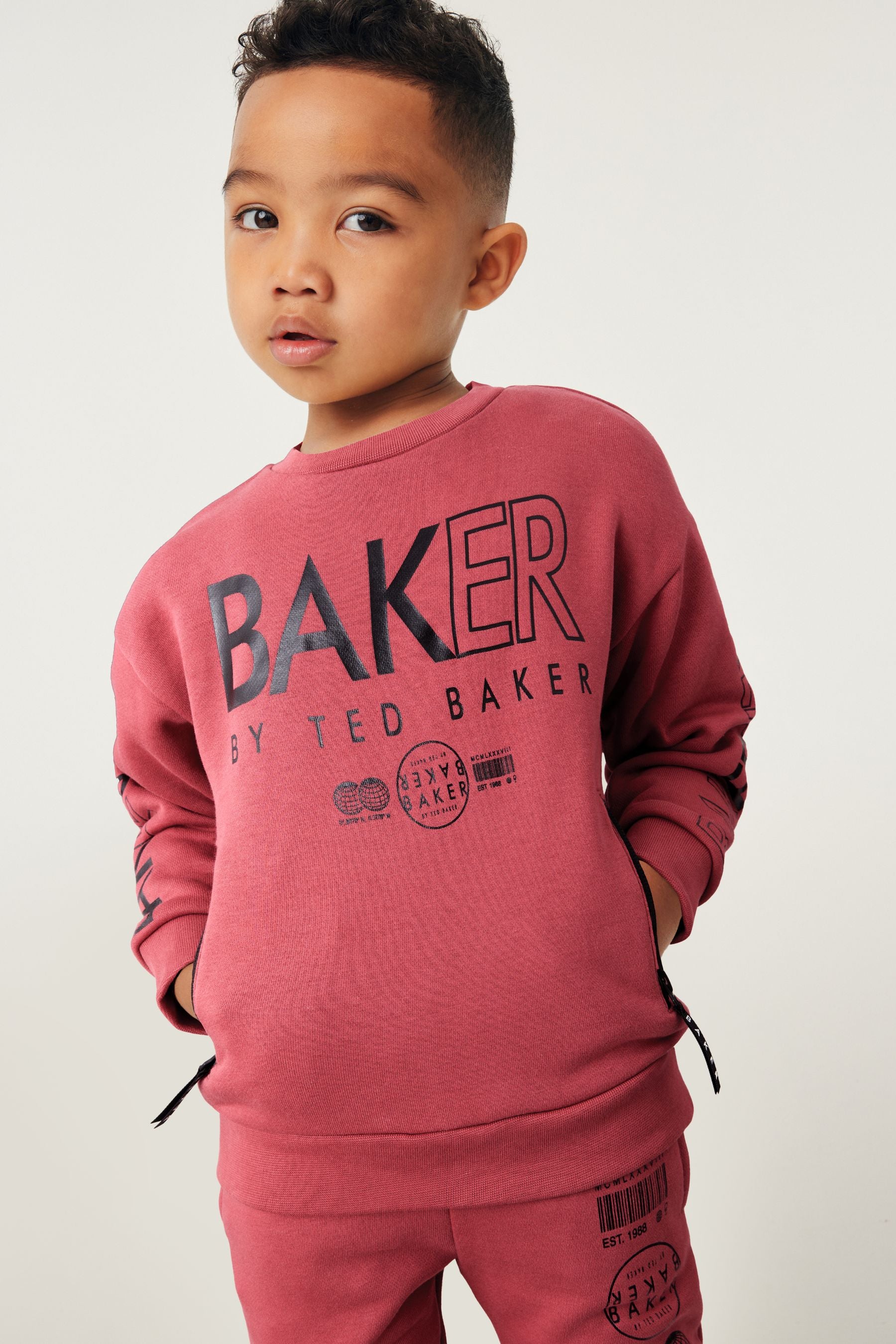 Baker by Ted Baker (0-6yrs) Letter Sweater and Jogger Set