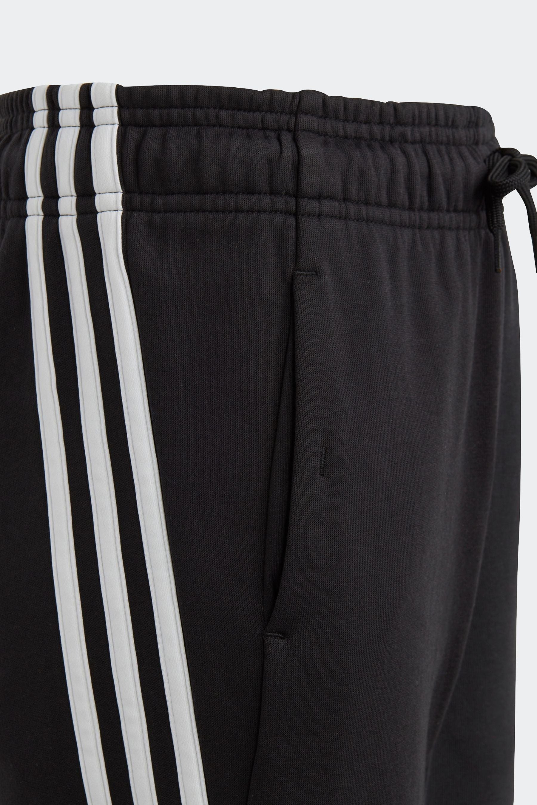 adidas Black Future Icons 3-Stripes Cotton Joggers