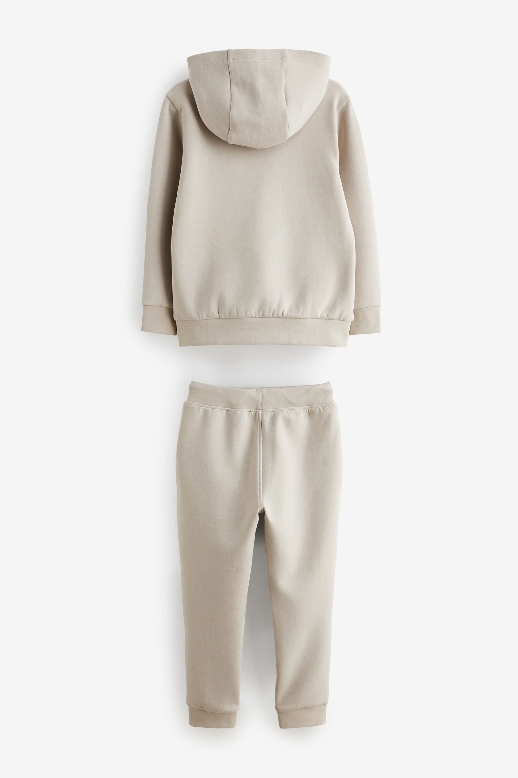 Cream 2pc Smart Hoodie & Jogger Set (3-16yrs)