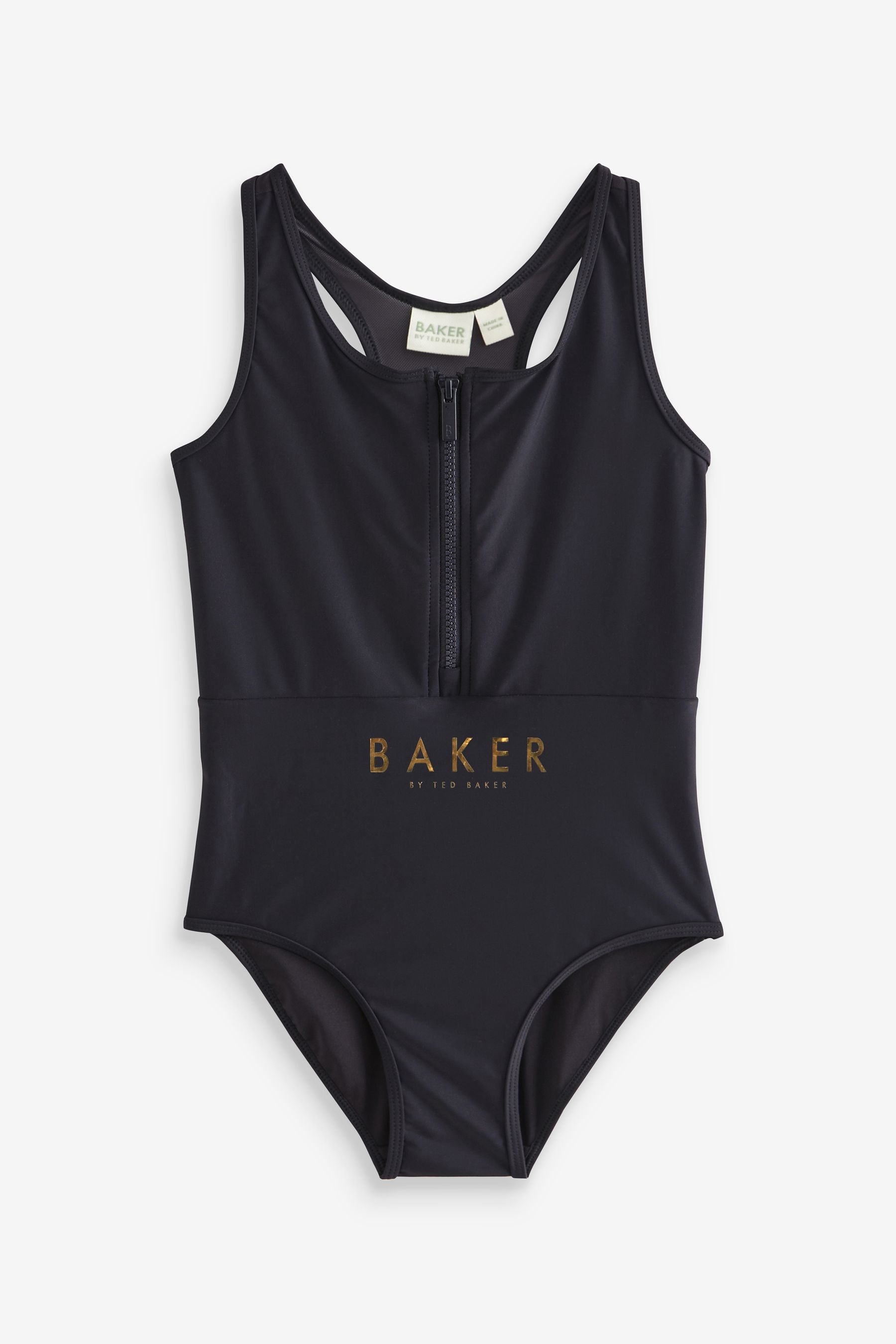 Baker by Ted Baker Navy Zip Swimsuit