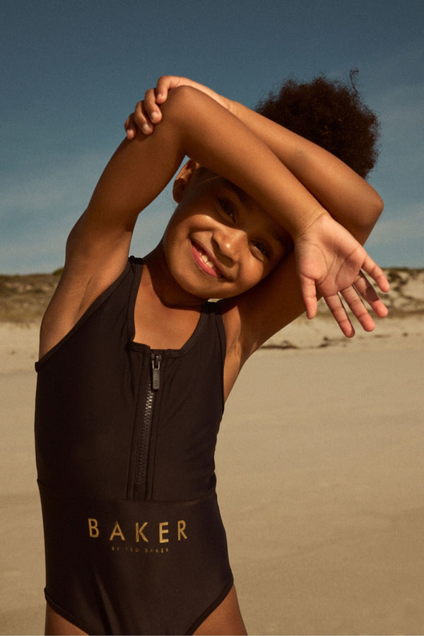 Navy Baker by Ted Baker Navy Zip Swimsuit