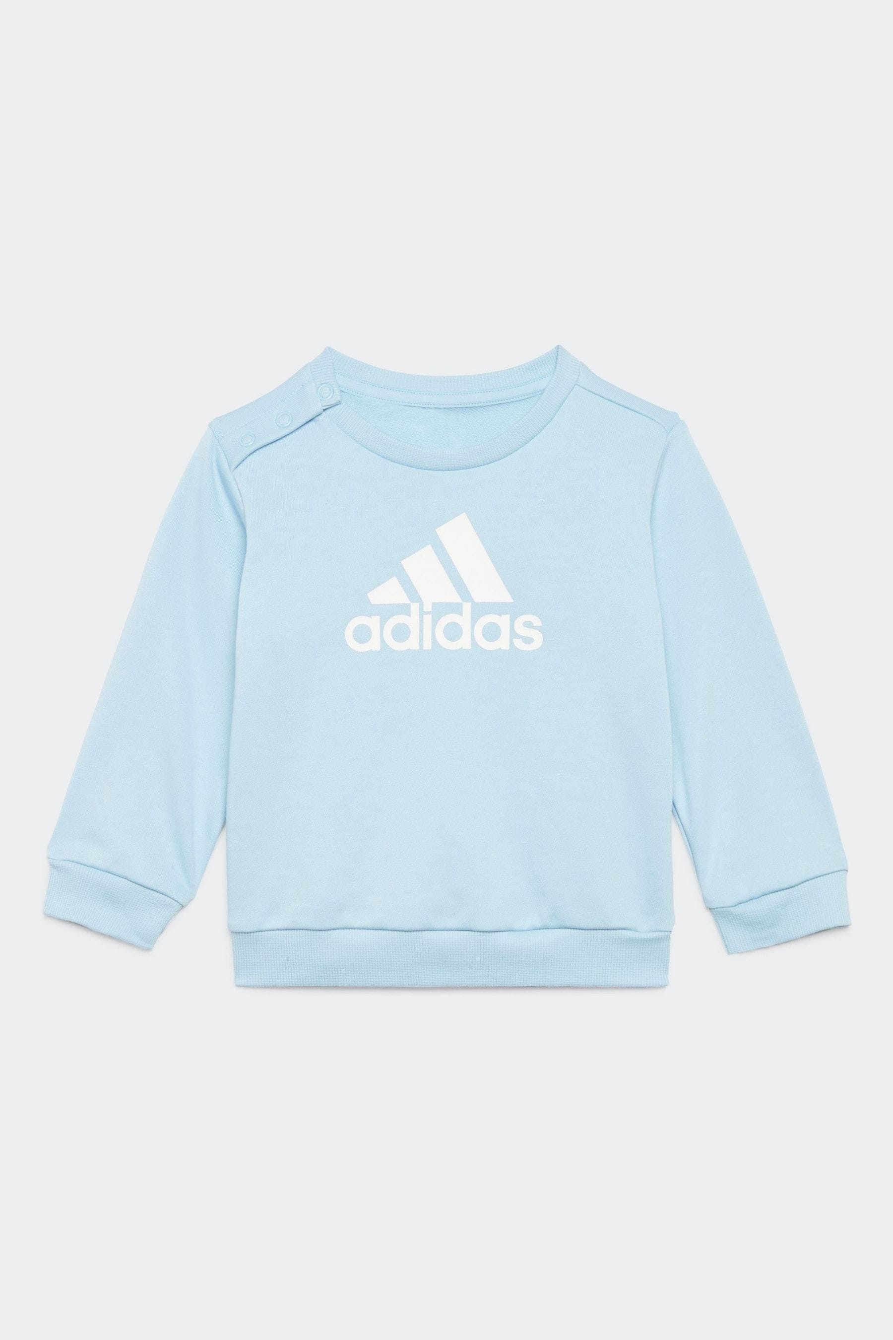 adidas Blue Sportswear Badge Of Sport French Terry Tracksuit