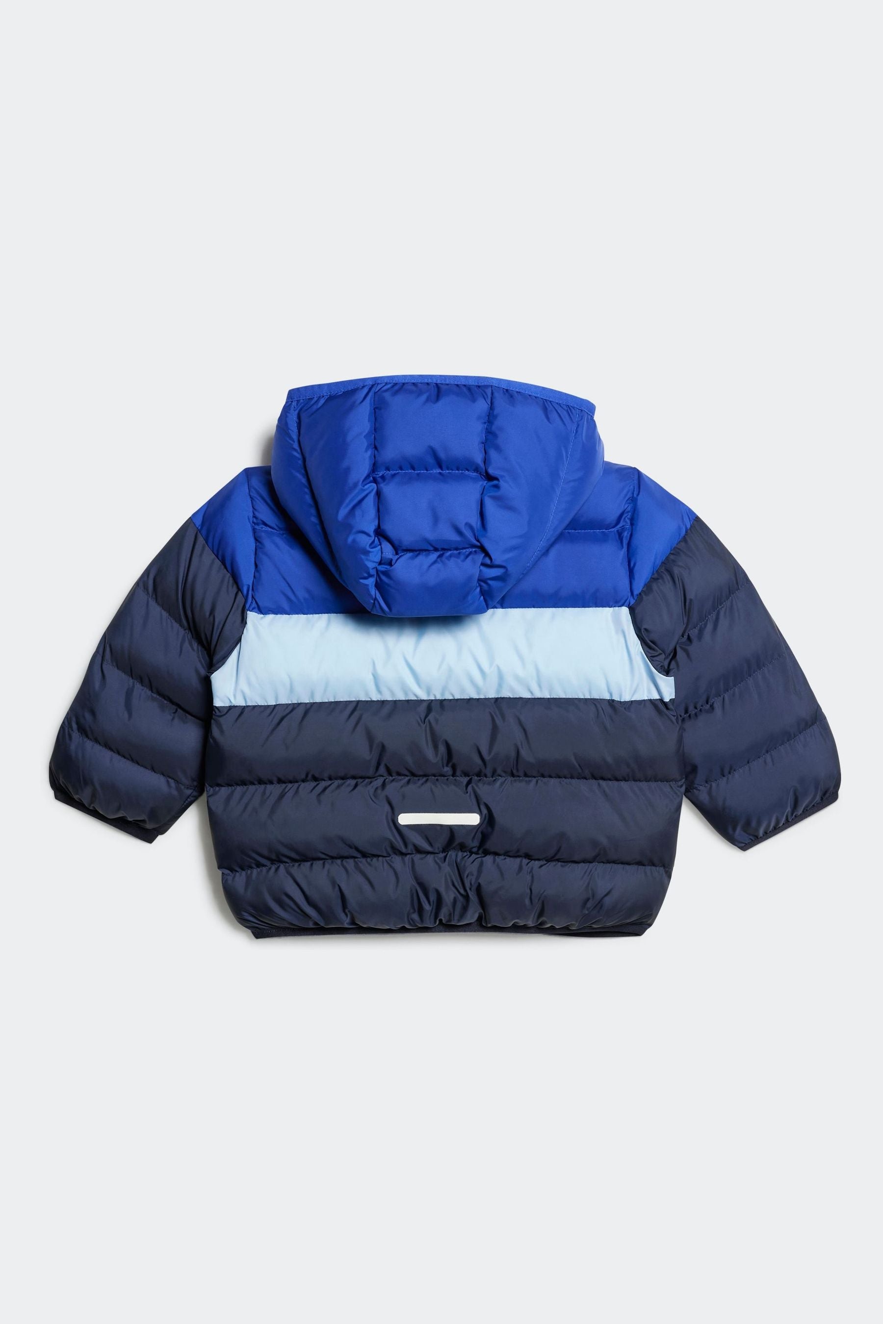 adidas Blue Synthetic Down Jacket