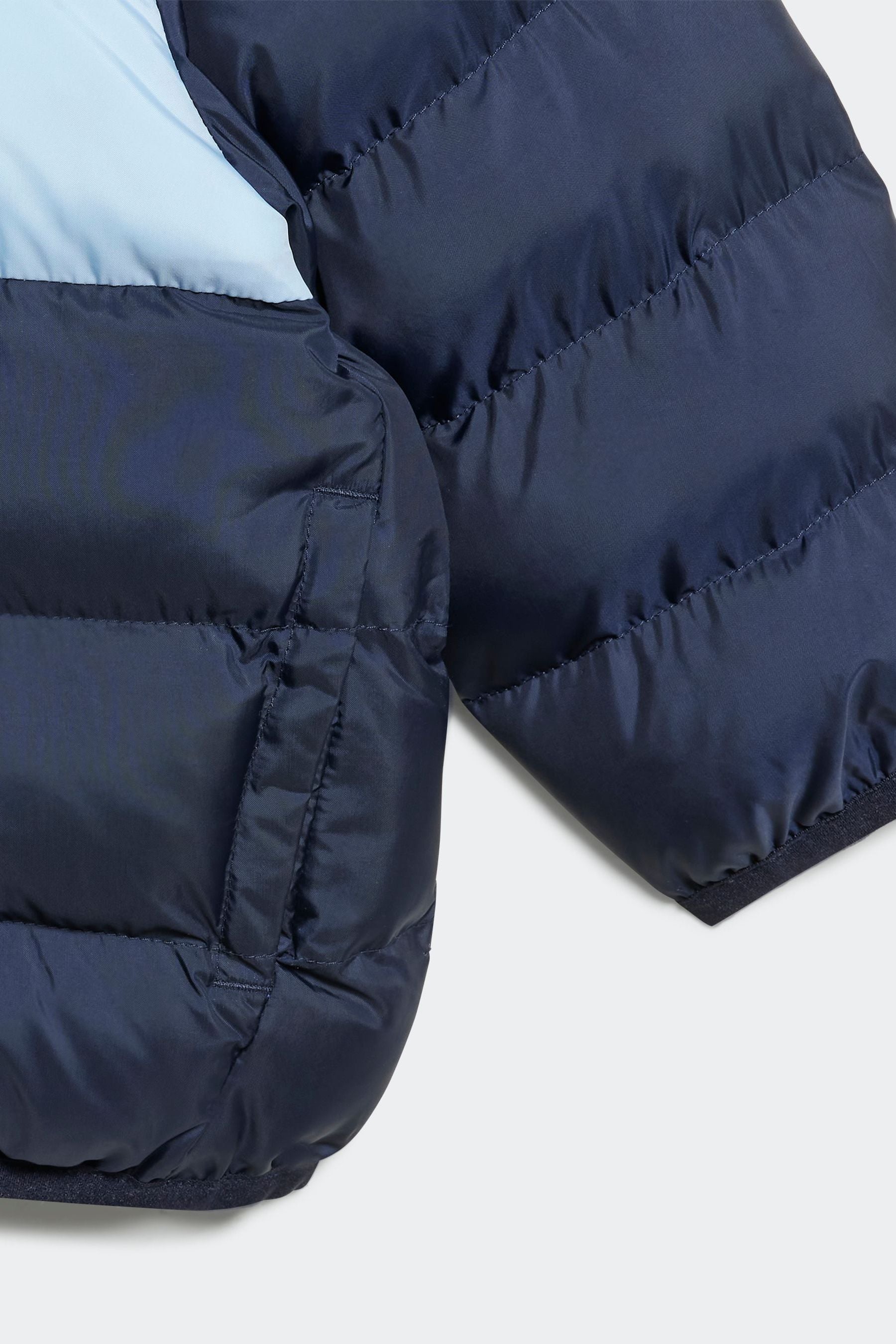 adidas Blue Synthetic Down Jacket