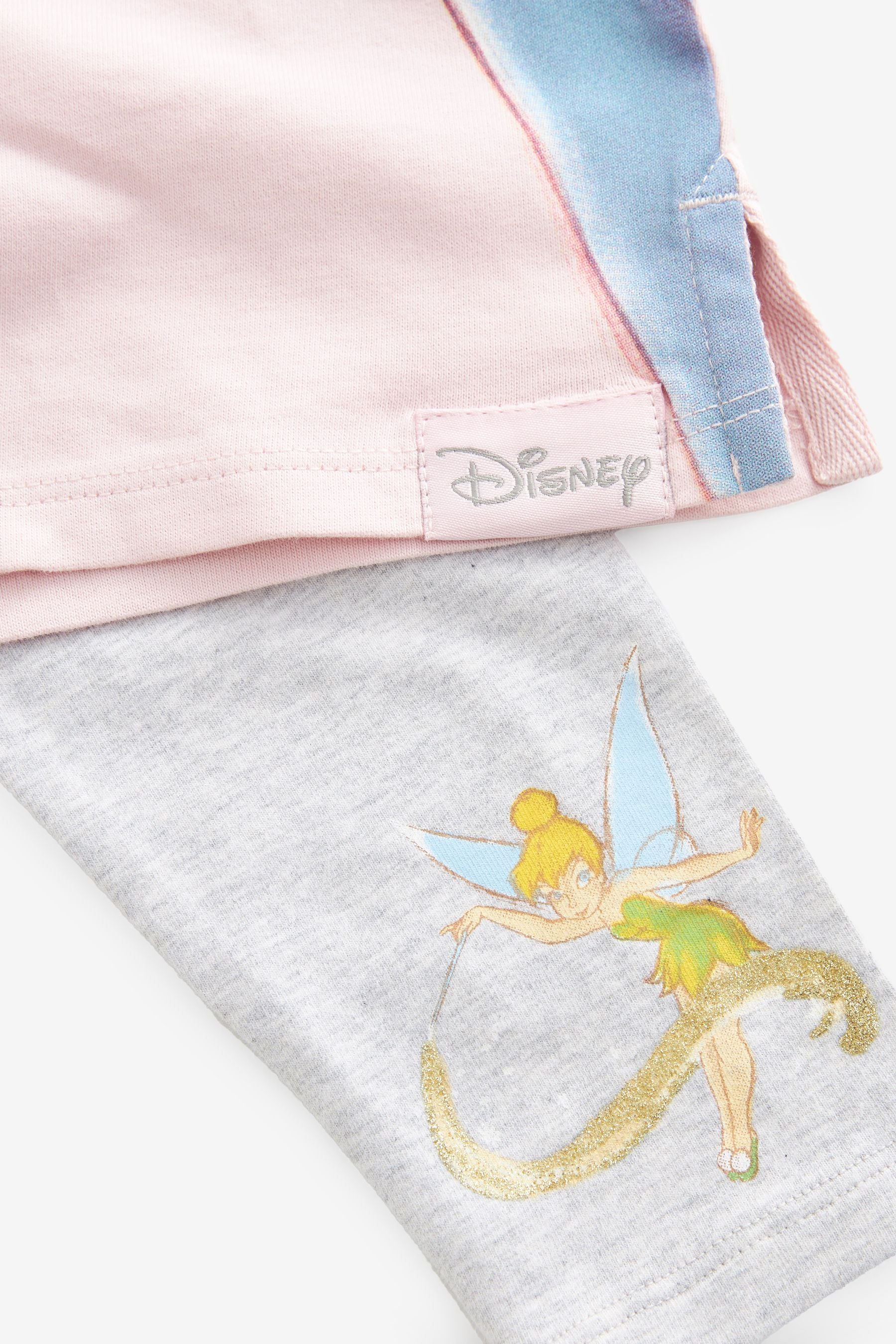 Pink Disney Princess Short Sleeve T-Shirt And Leggings Set (3mths-7yrs)