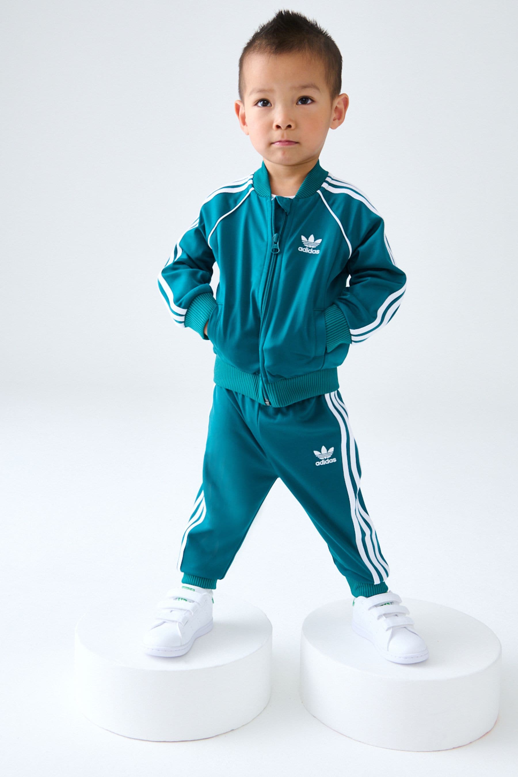 adidas Originals Green Kids Adicolor SST Tracksuit