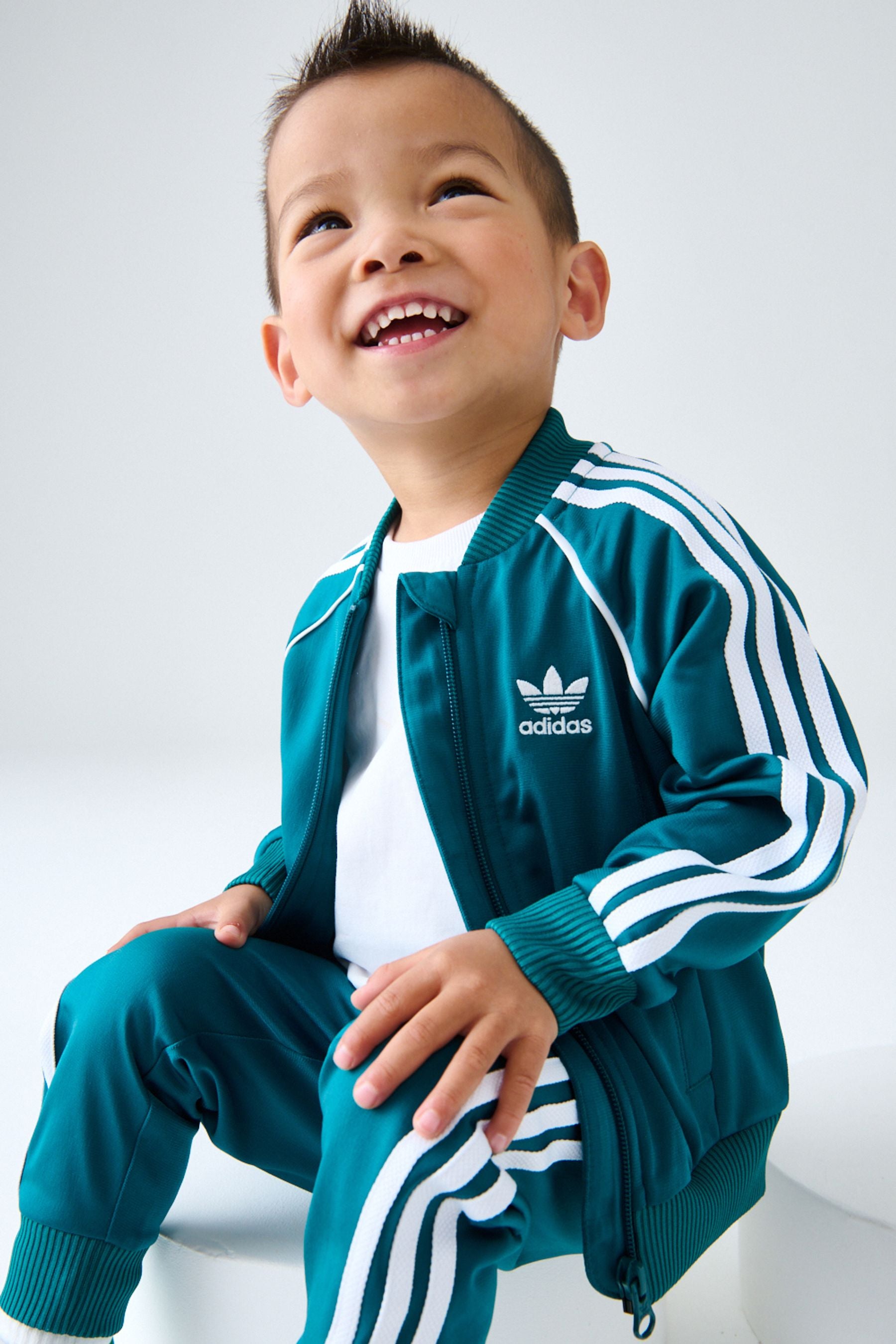 adidas Originals Green Kids Adicolor SST Tracksuit