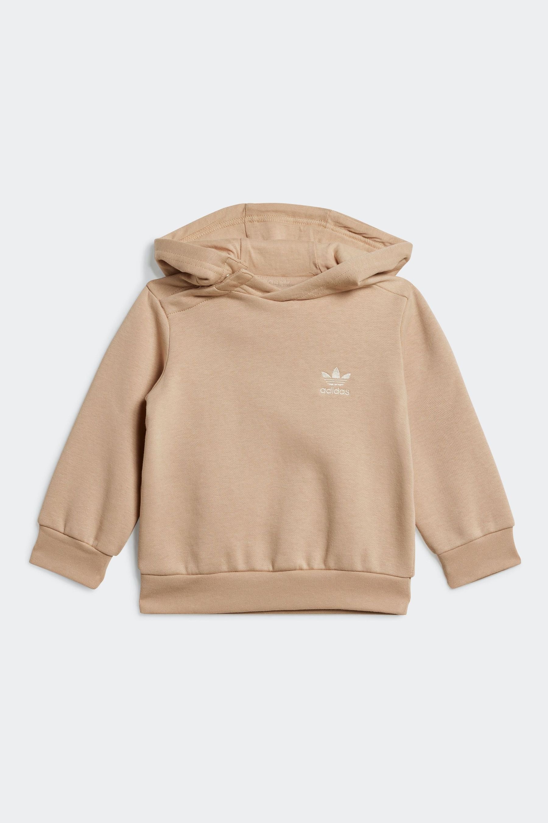 adidas Beige Hoodie Set