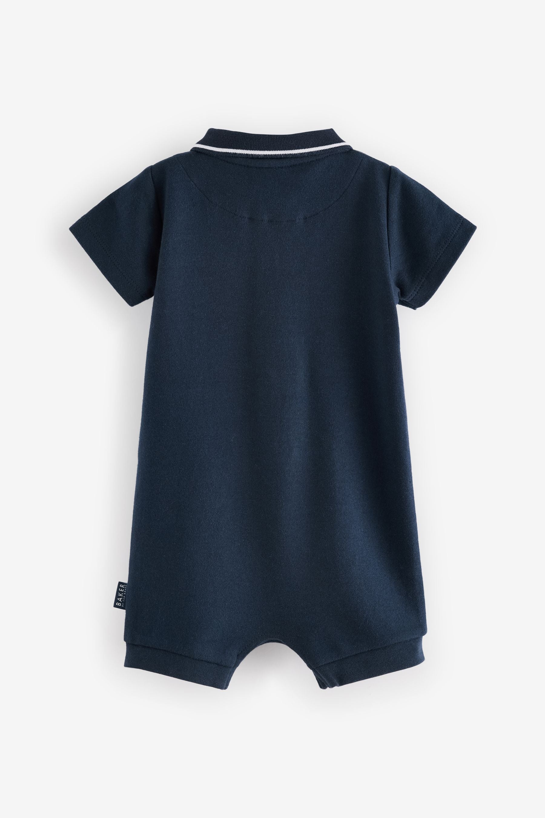 Baker by Ted Baker Navy 100% Cotton Polo Romper