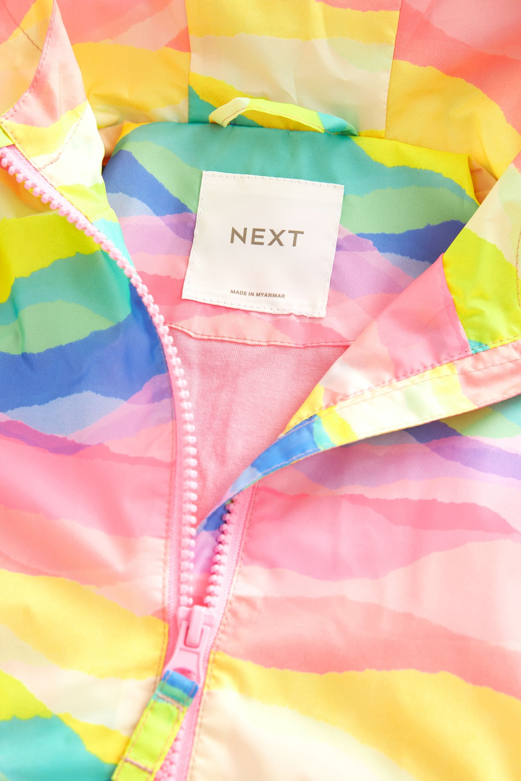 Rainbow Shower Resistant Printed Cagoule (3mths-7yrs)