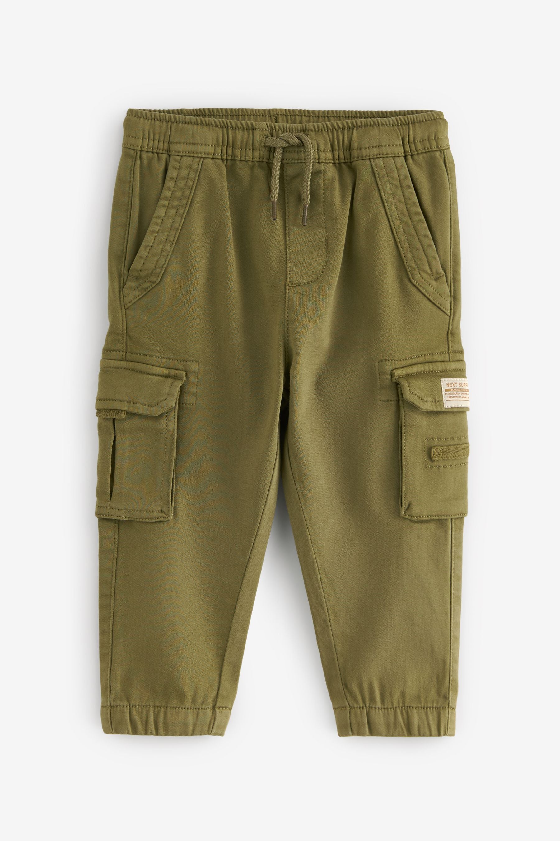 Khaki Green Comfort Cargo Jeans (3mths-7yrs)