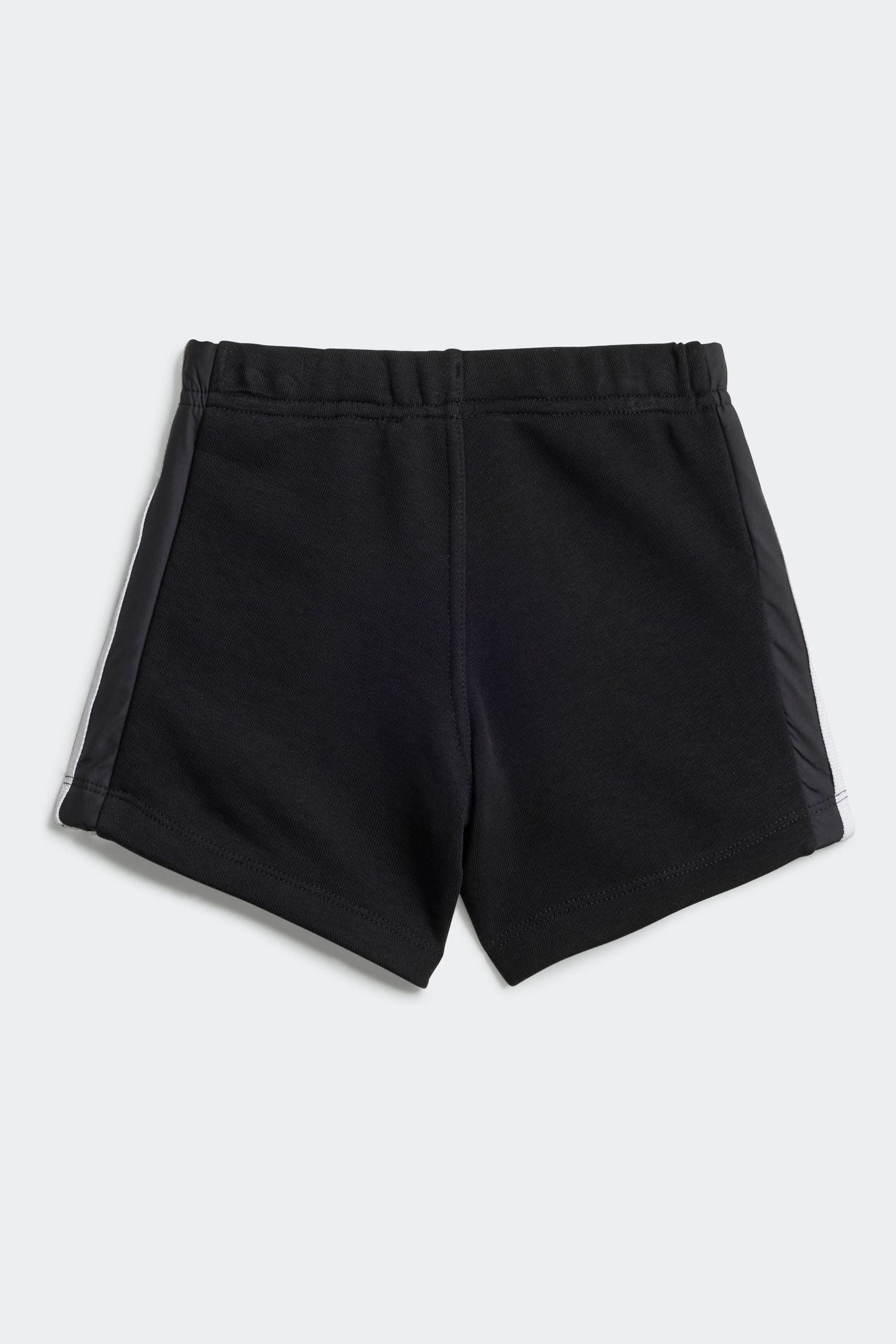 adidas Black Shorts T-Shirt Set