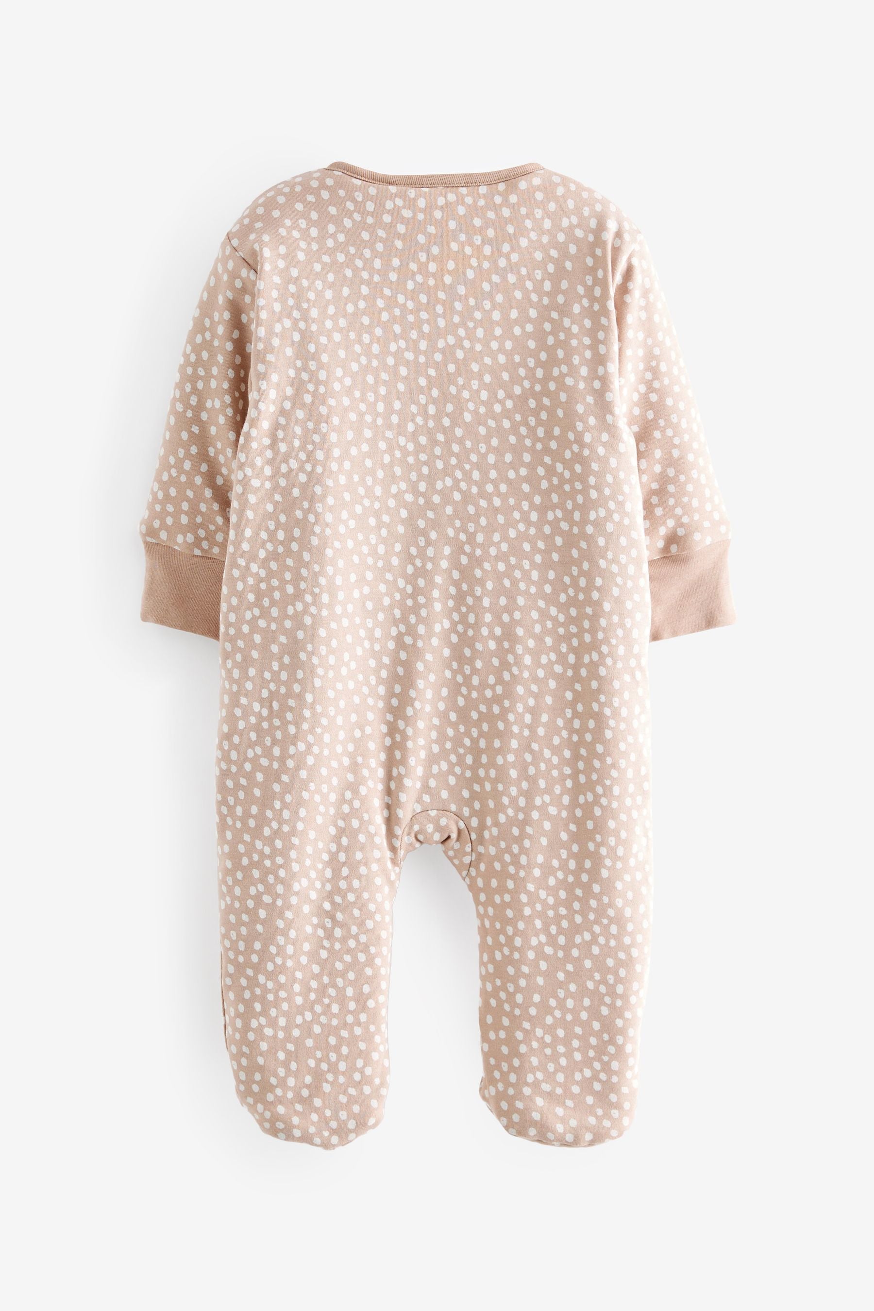 Neutral 2.5 Tog Wadded Single Sleepsuit