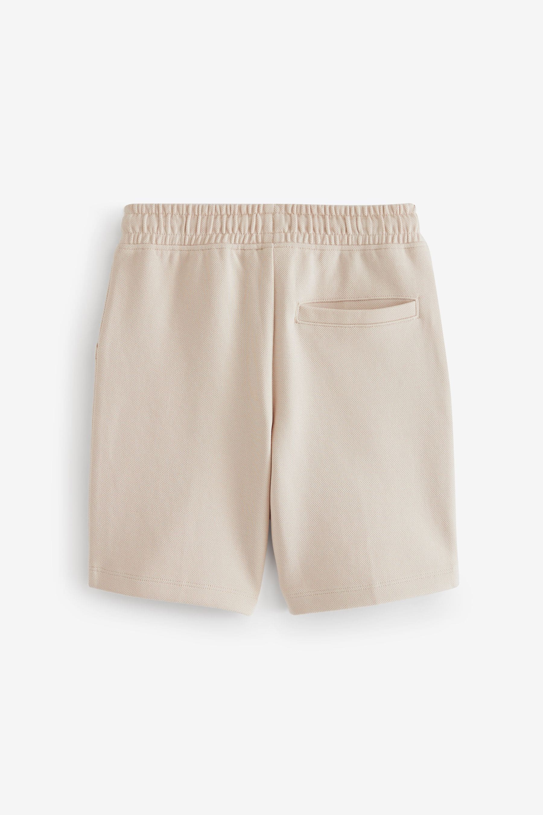 Cream Smart Jersey Shorts (3-16yrs)