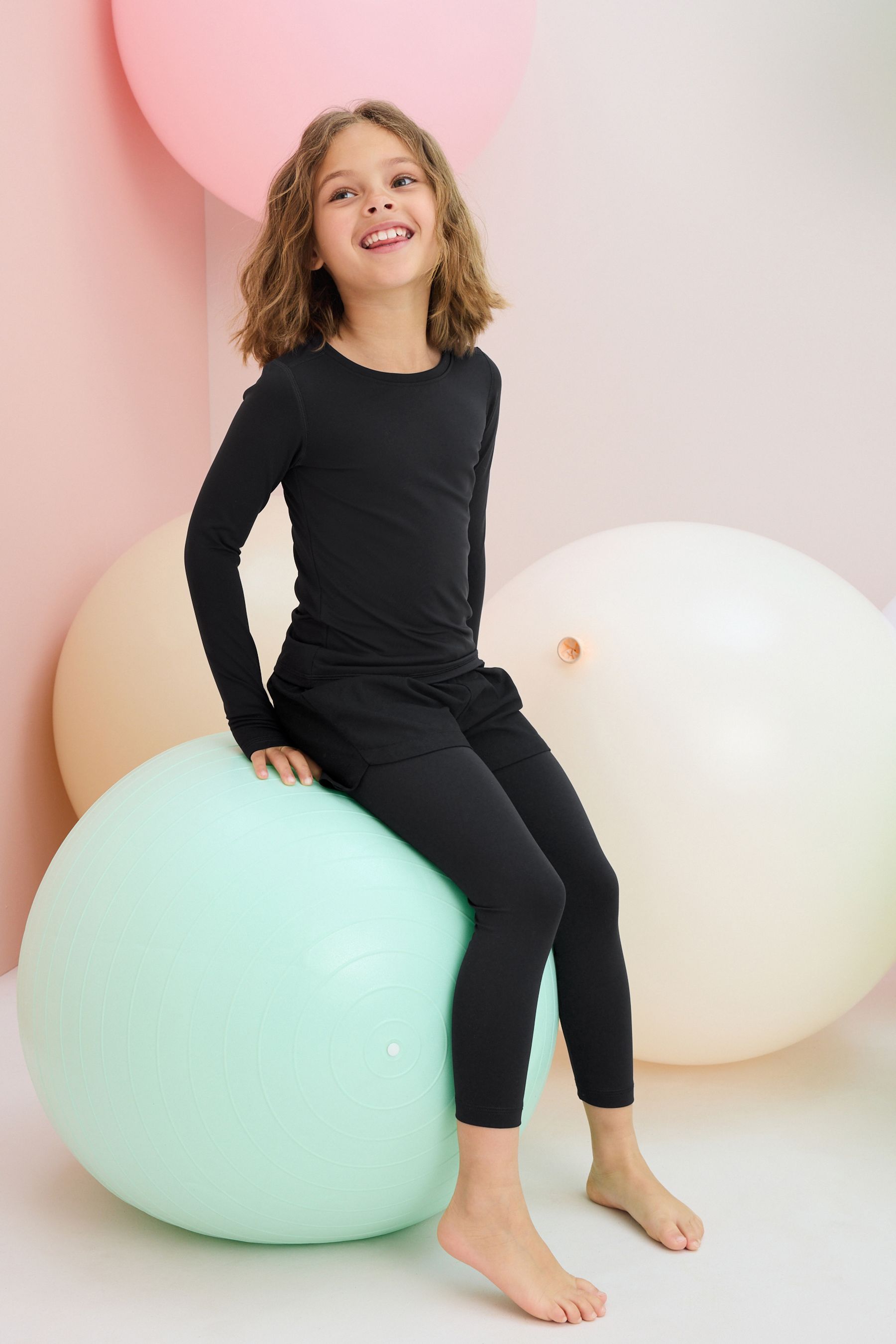 Black Base Layer Leggings (5-16yrs)