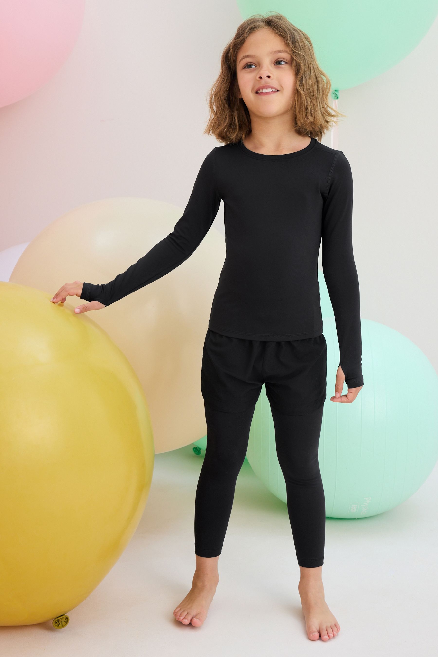 Black Base Layer Leggings (5-16yrs)