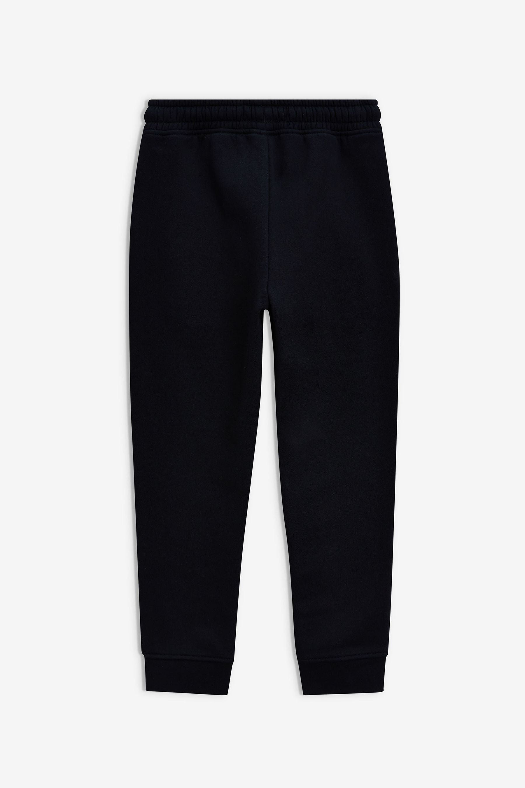 Black Slim Fit Cuffed Joggers (3-16yrs)