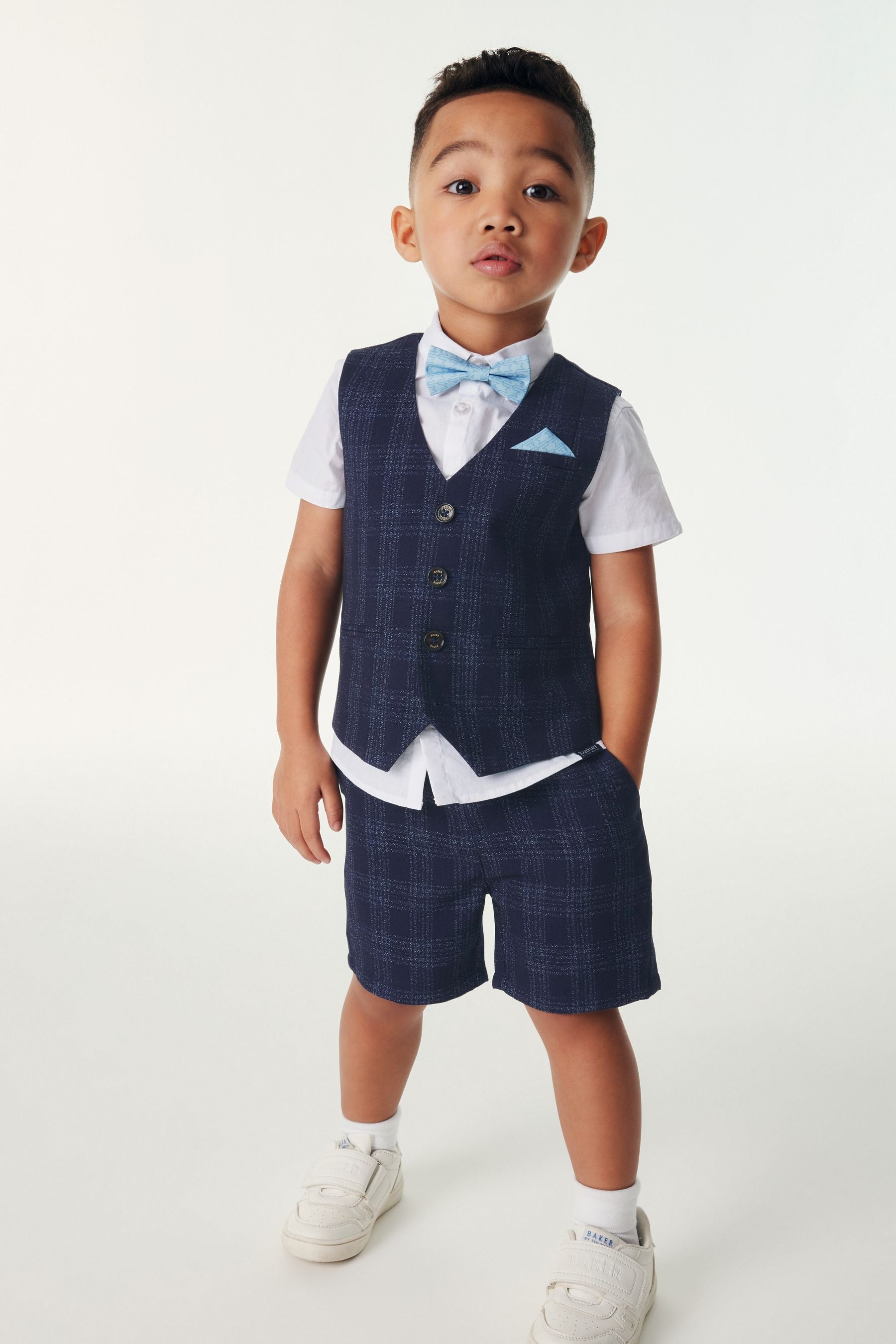 Baker by Ted Baker Shirt Waistcoat and Short Set