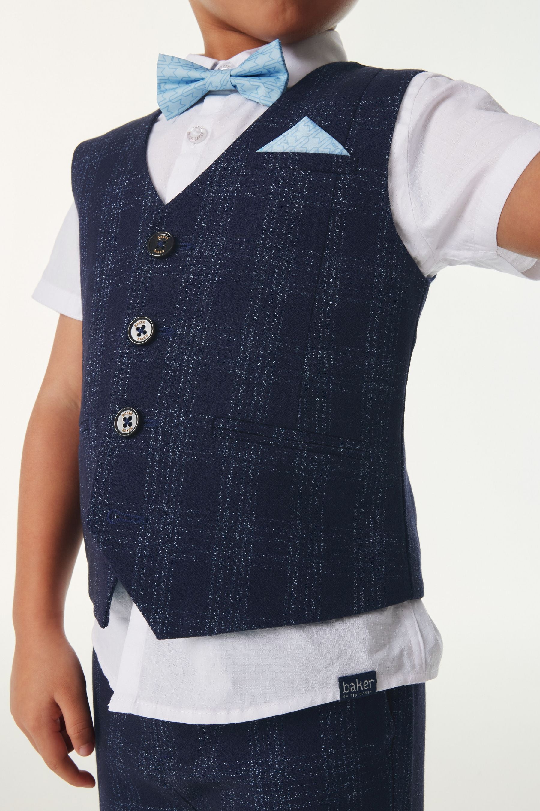 Baker by Ted Baker Shirt Waistcoat and Short Set