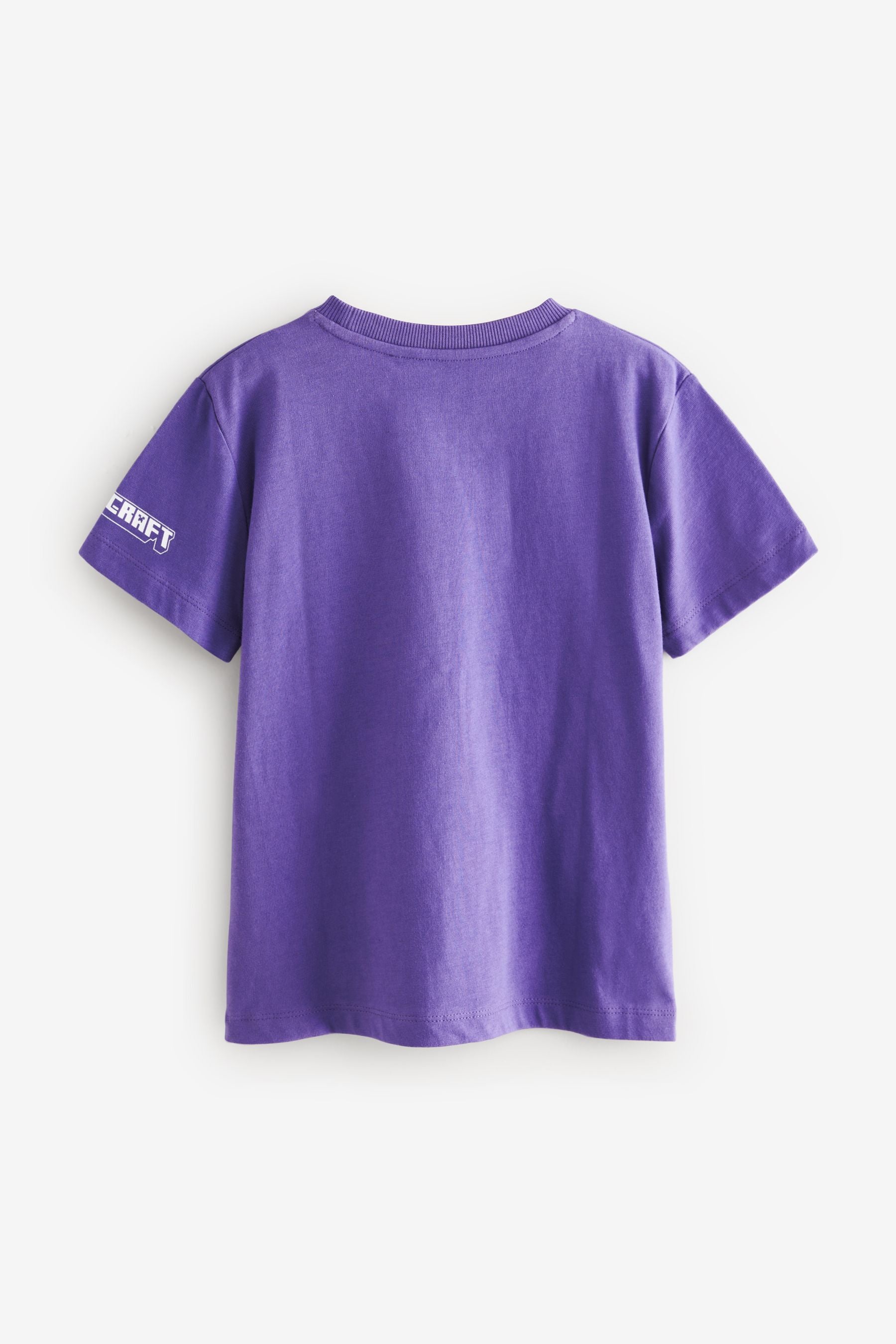 Purple 100% Cotton Licensed Minecraft T-Shirt (4-16yrs)