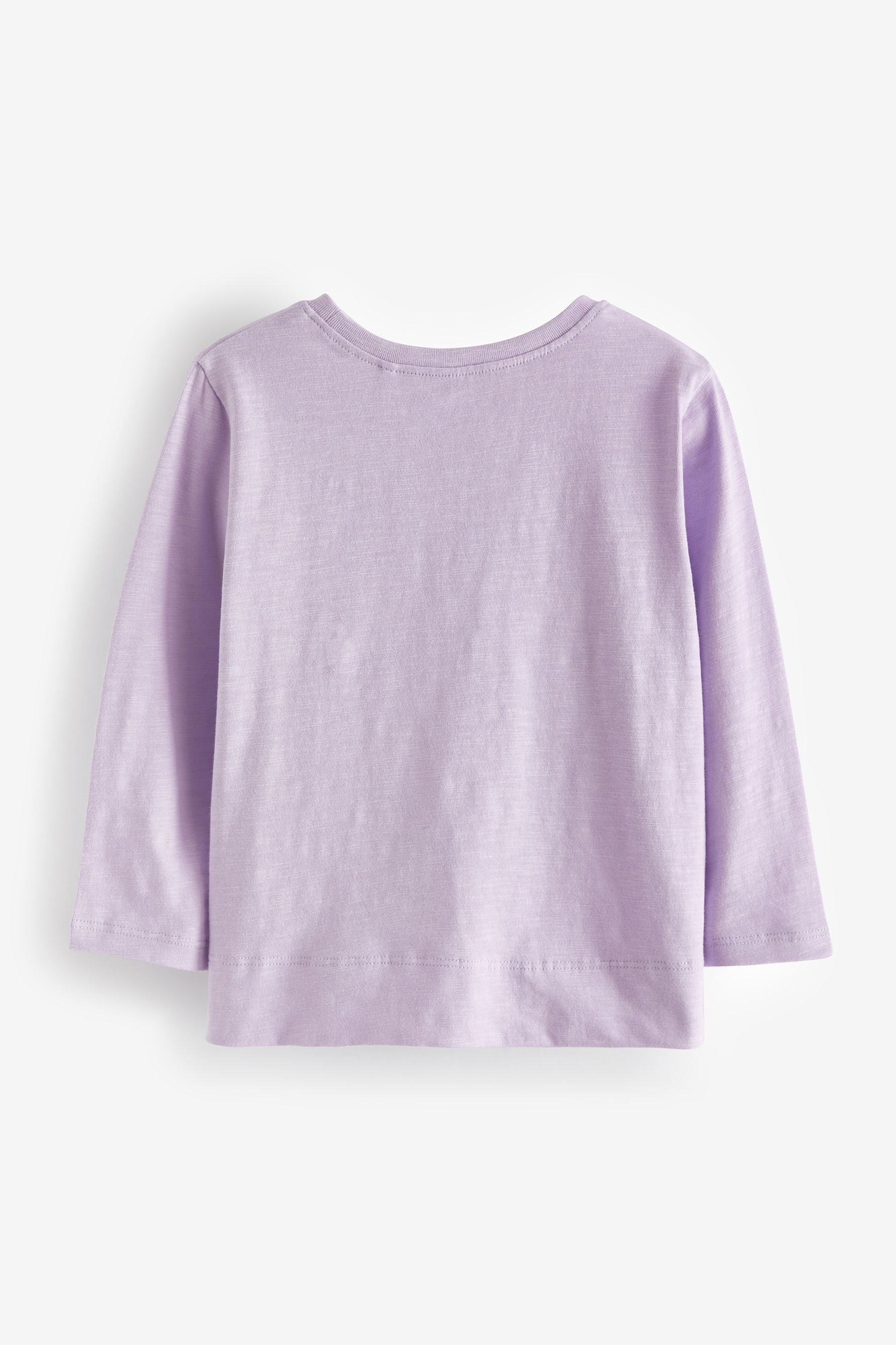 Purple Long Sleeve Twist Front T-Shirt (3mths-7yrs)